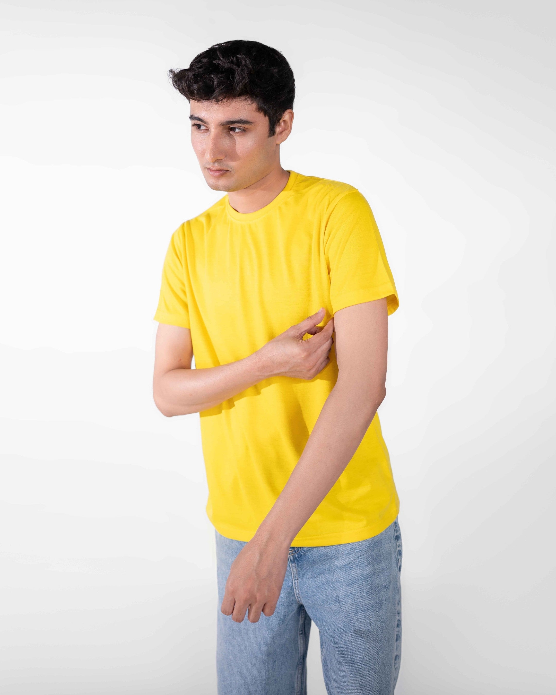 Yellow Basic Tee