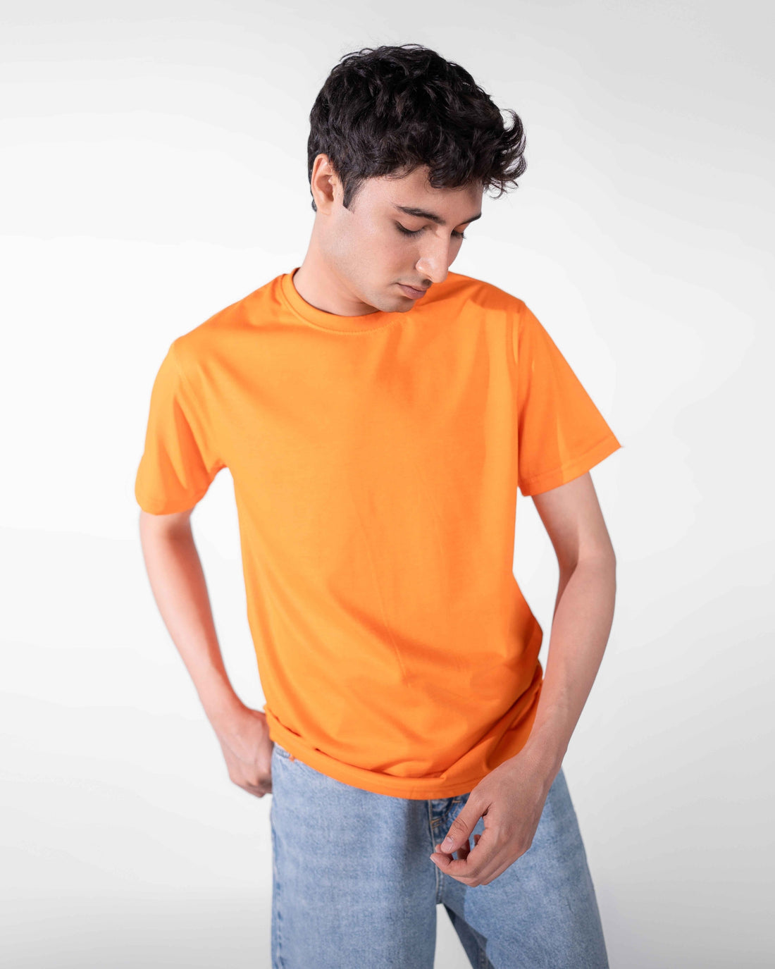 Orange Basic Tee