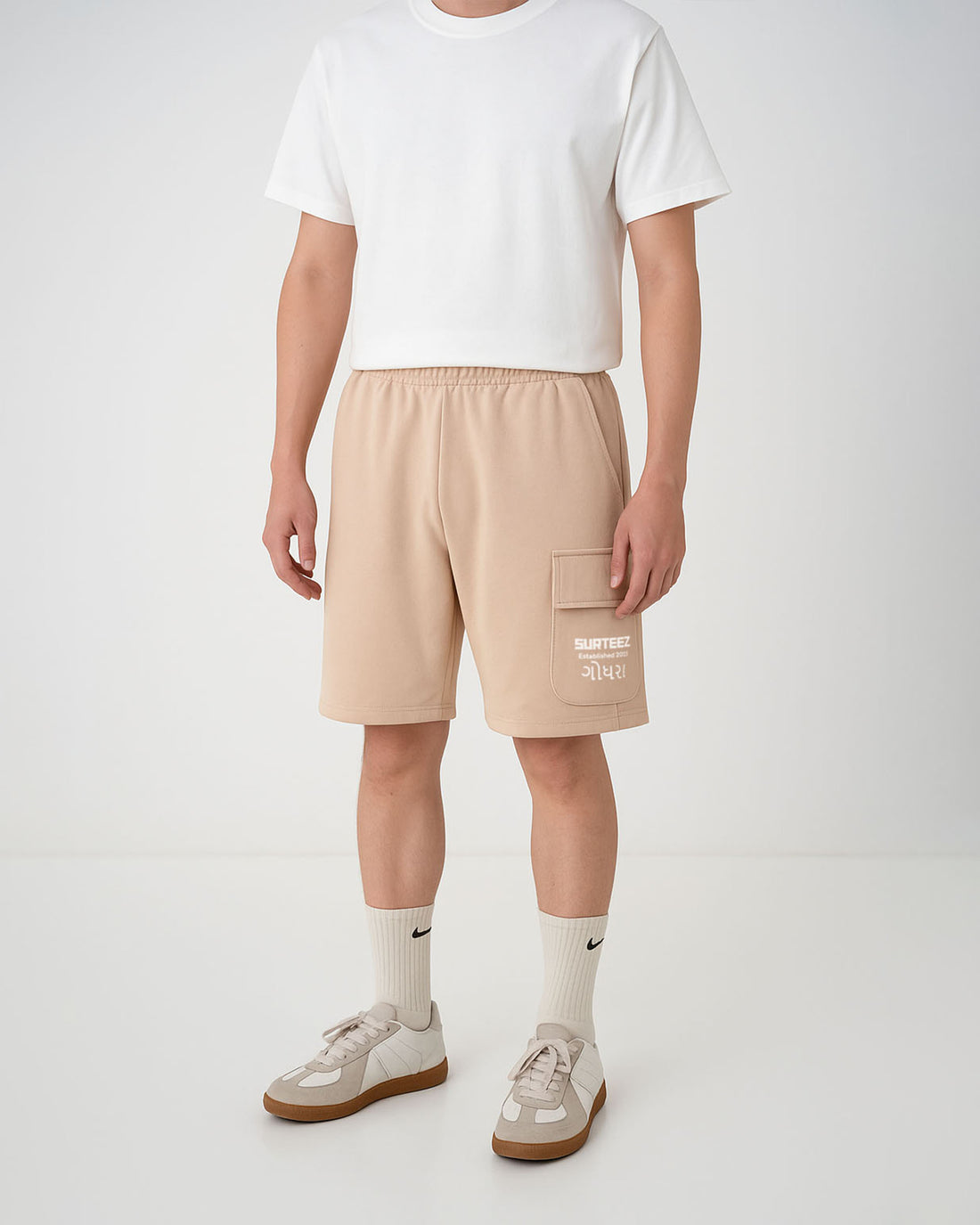 Skin Terry Cargo Shorts