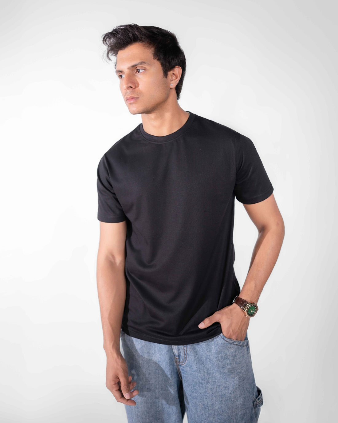 Jet Black Basic Tee