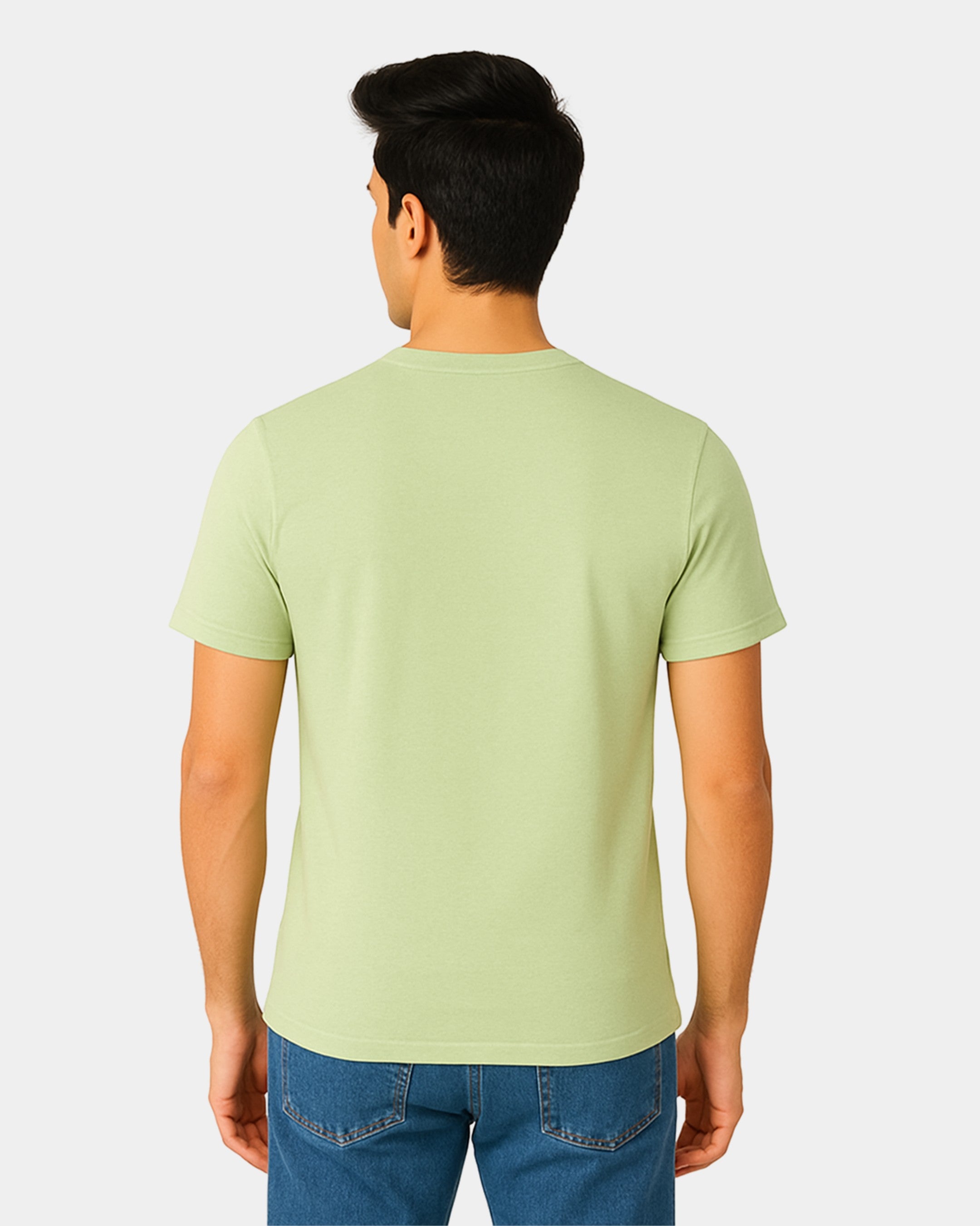 Pistachio Green Basic Tee