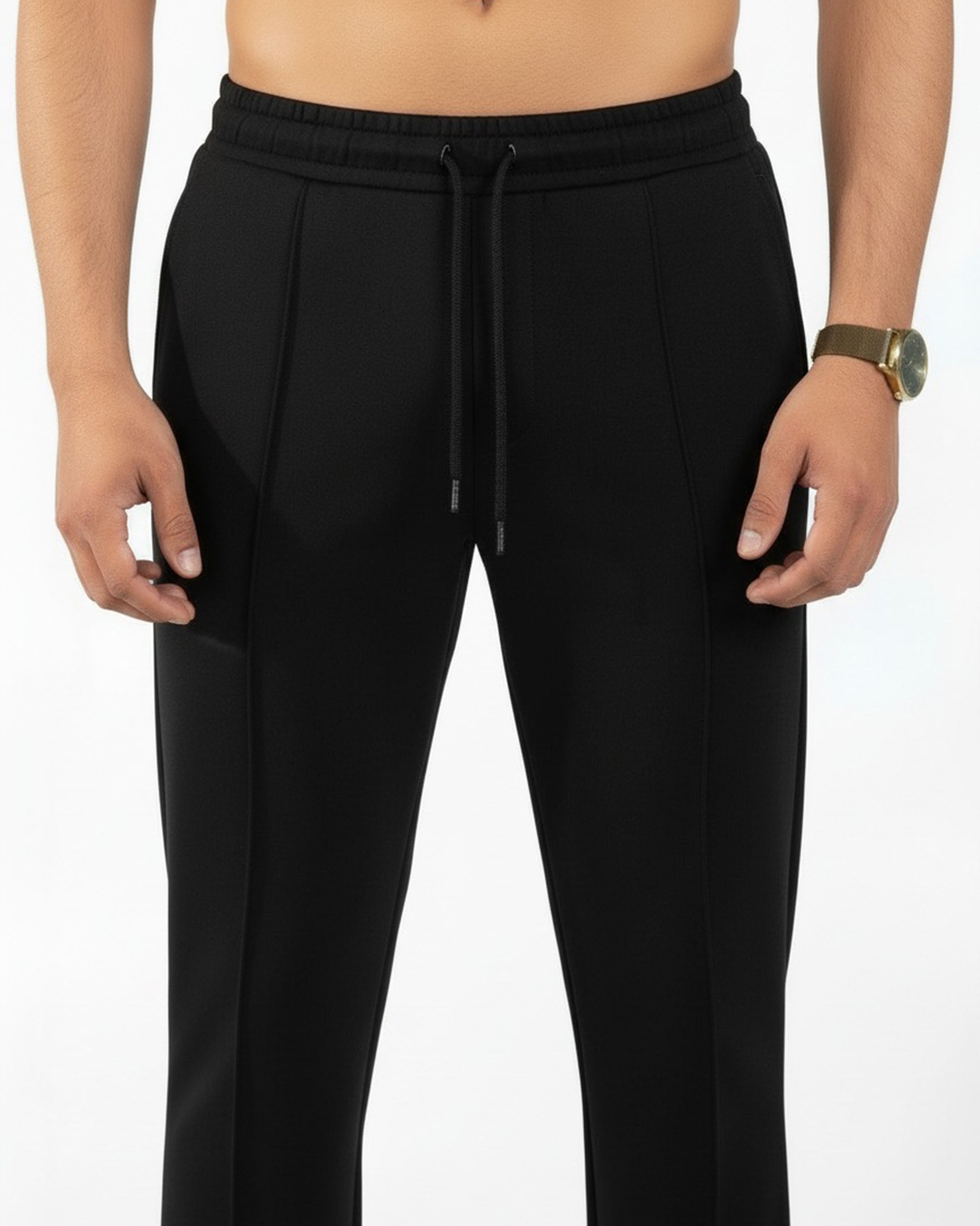 Black Interlock Co-ord Set