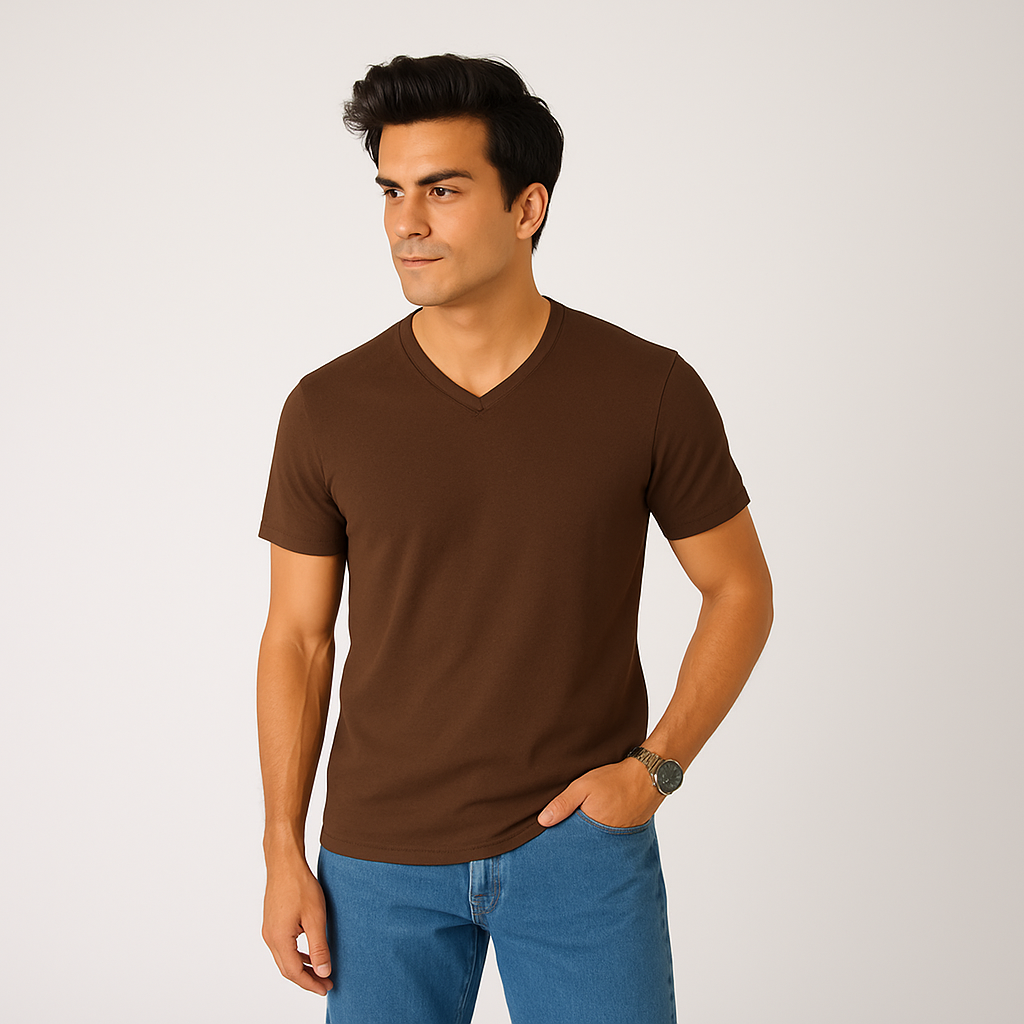 V-Neck Basic Tee