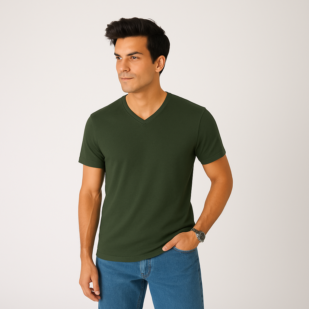 V-Neck Basic Tee