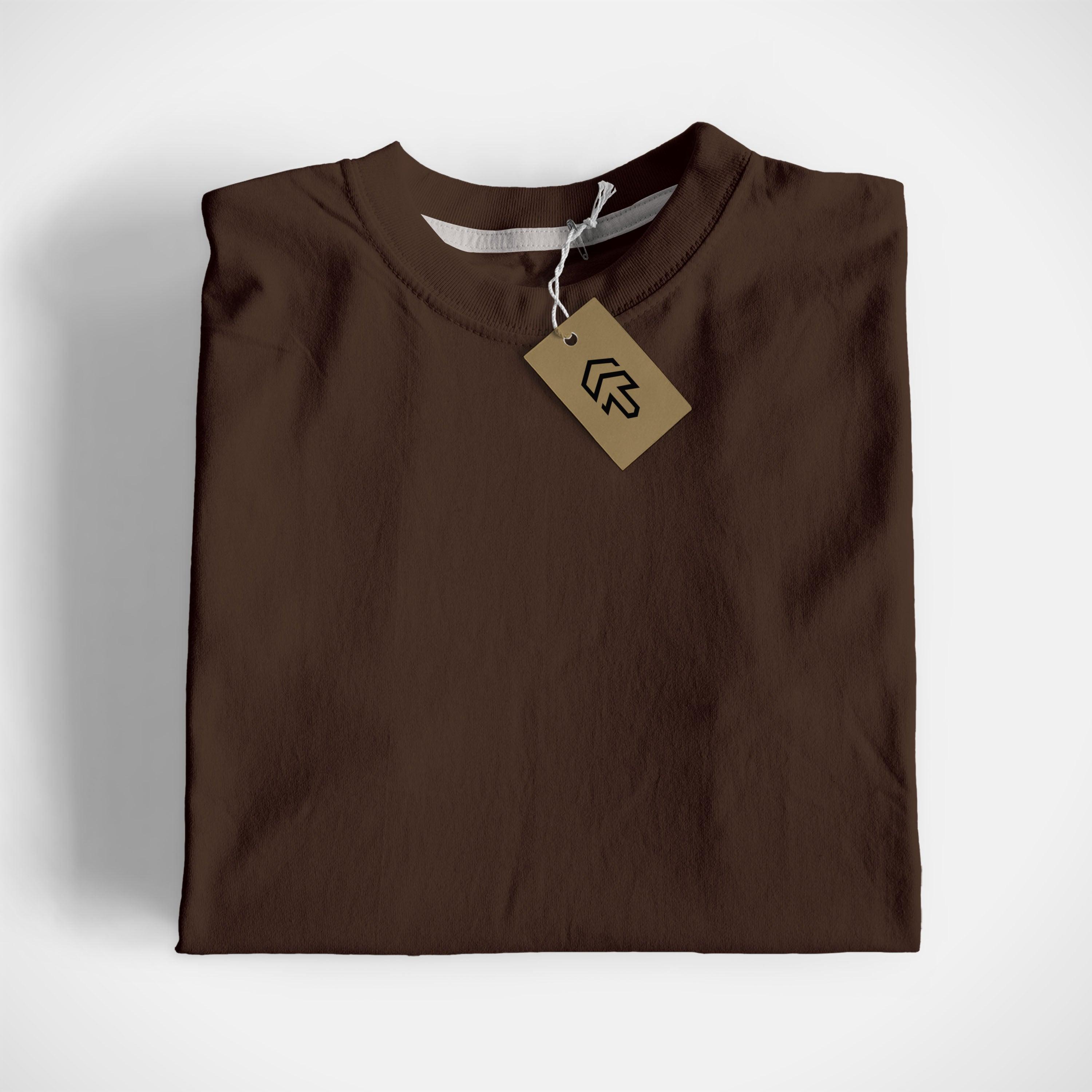 Dark Brown Basic Tee - Surteez