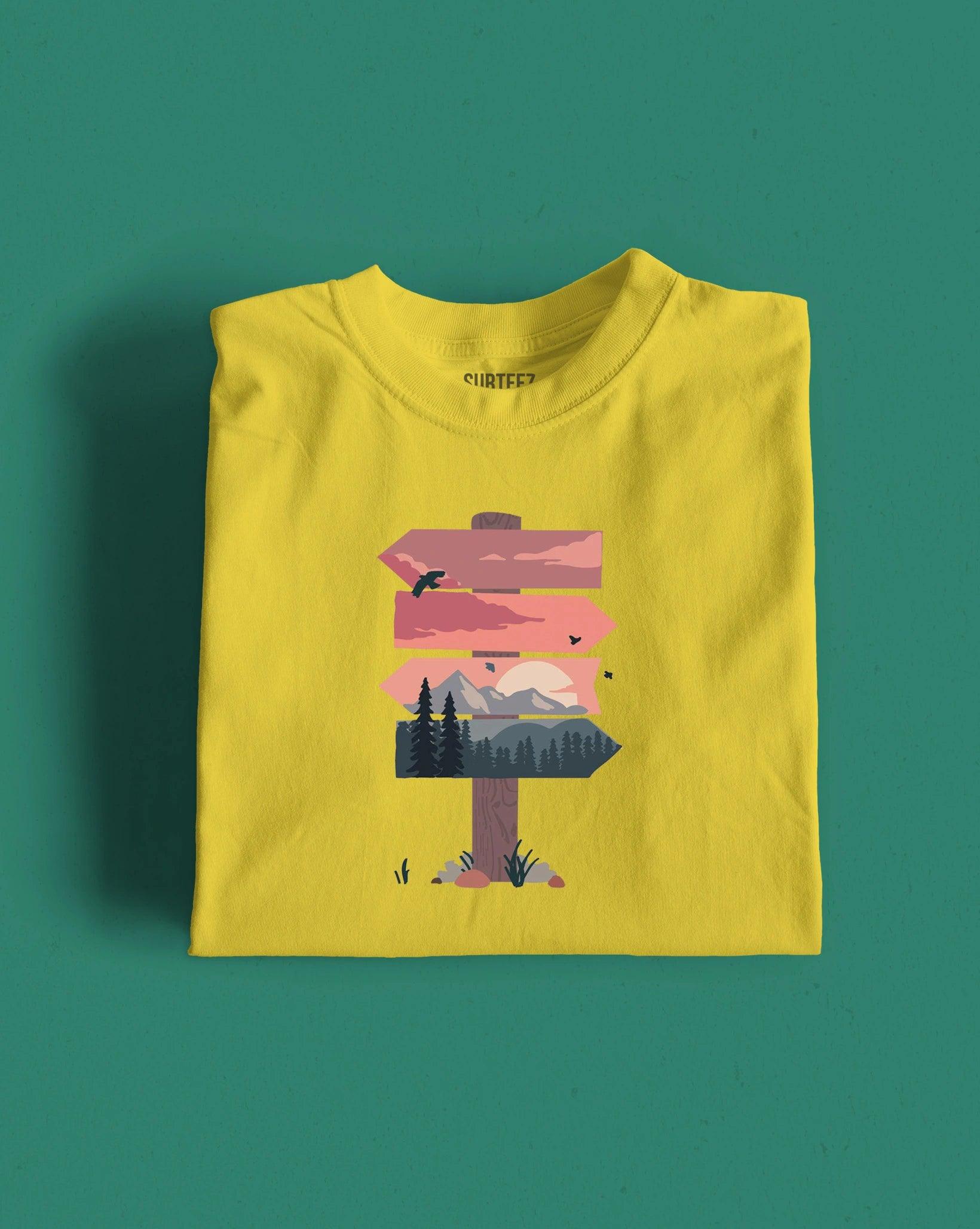 Direction Forest Graphic Tshirt - Surteez