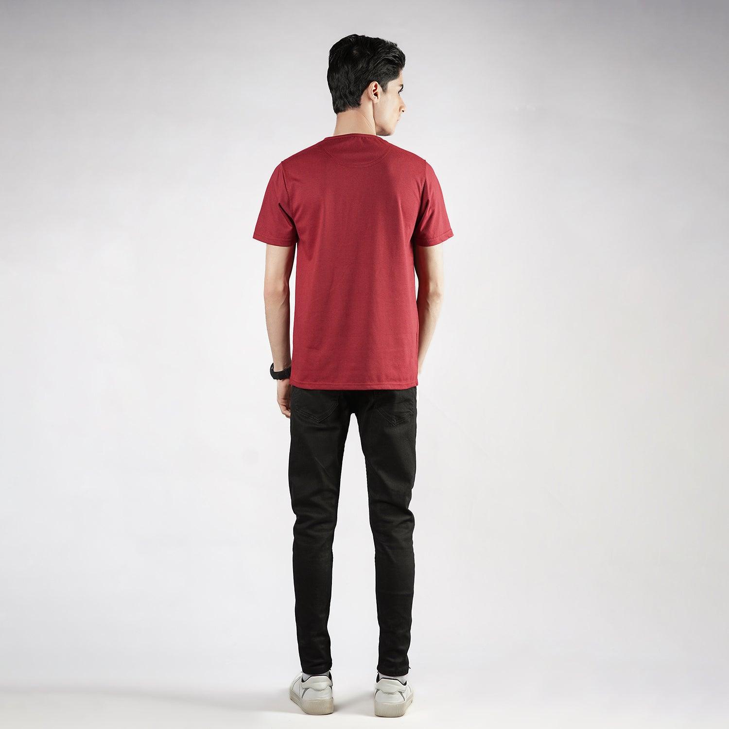 Maroon Henley H/S - Surteez