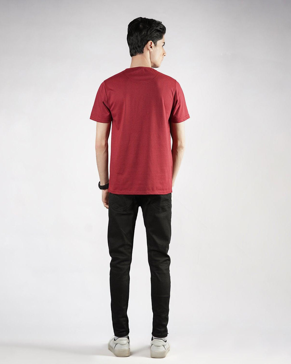 Maroon Henley H/S - Surteez