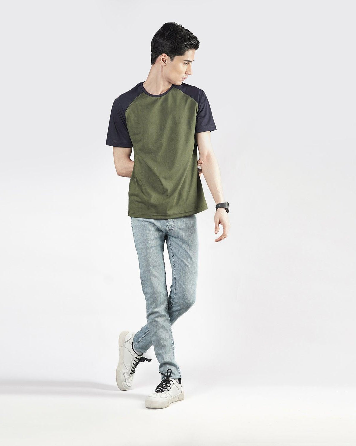 Army Green Raglan - Surteez
