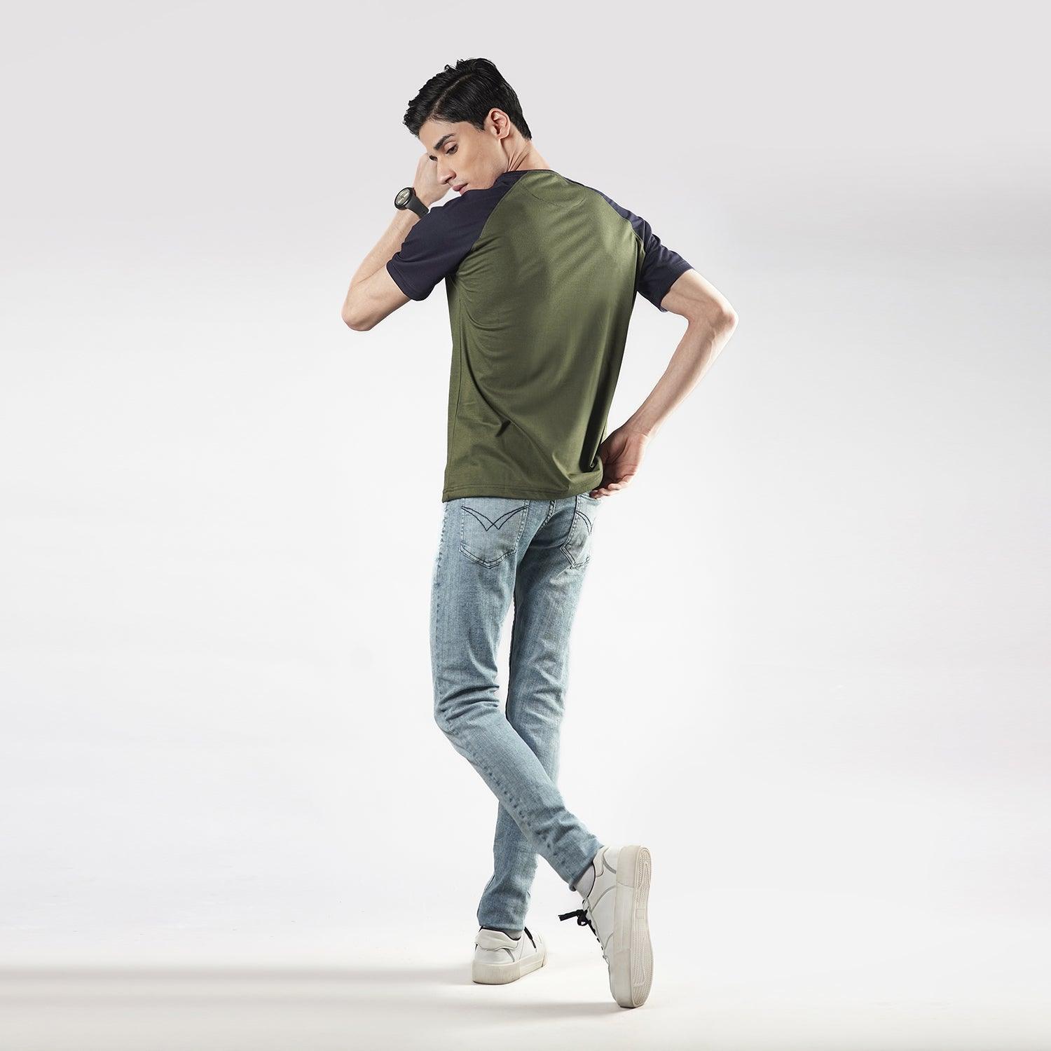 Army Green Raglan - Surteez
