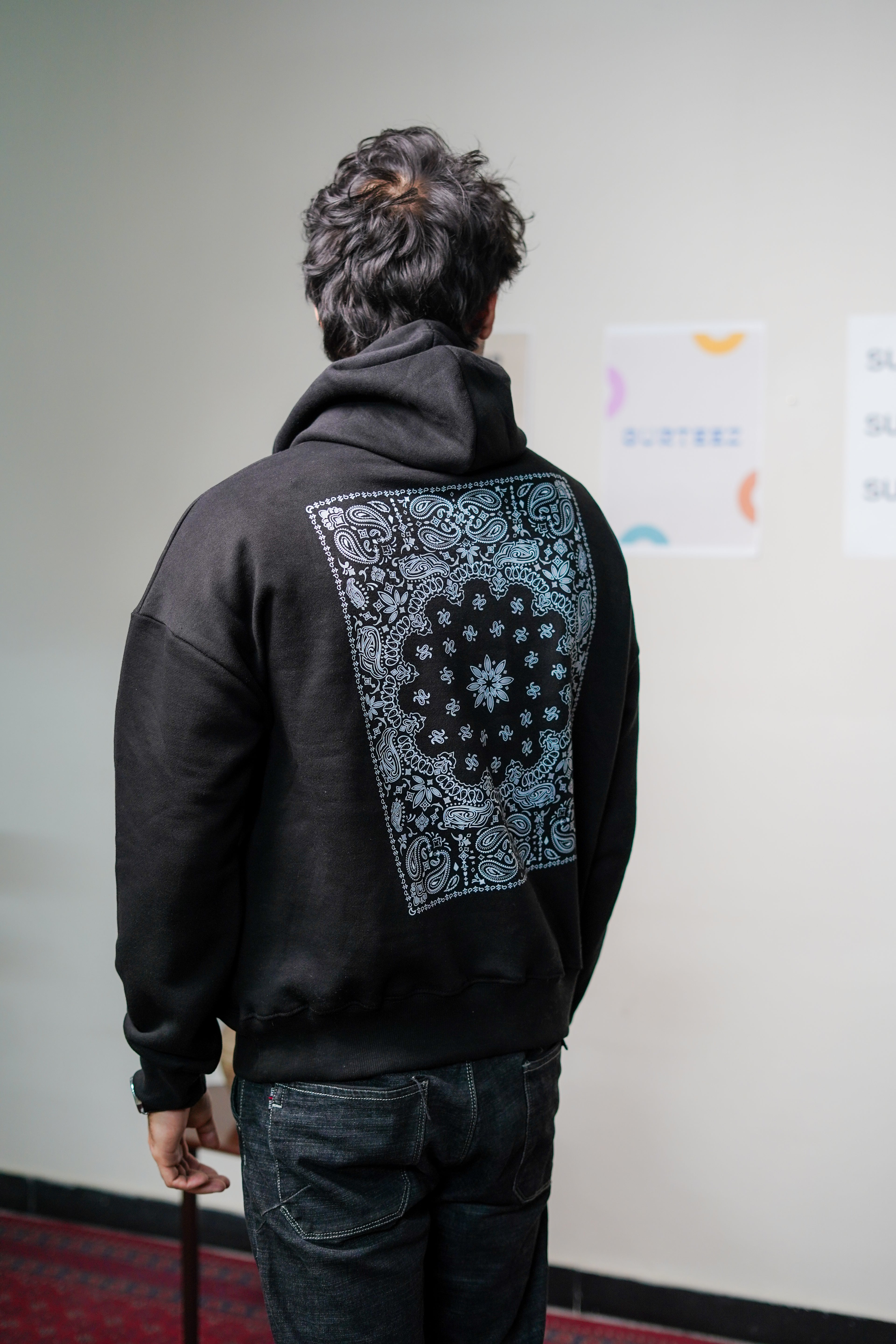 Oversize Motif Hoodie