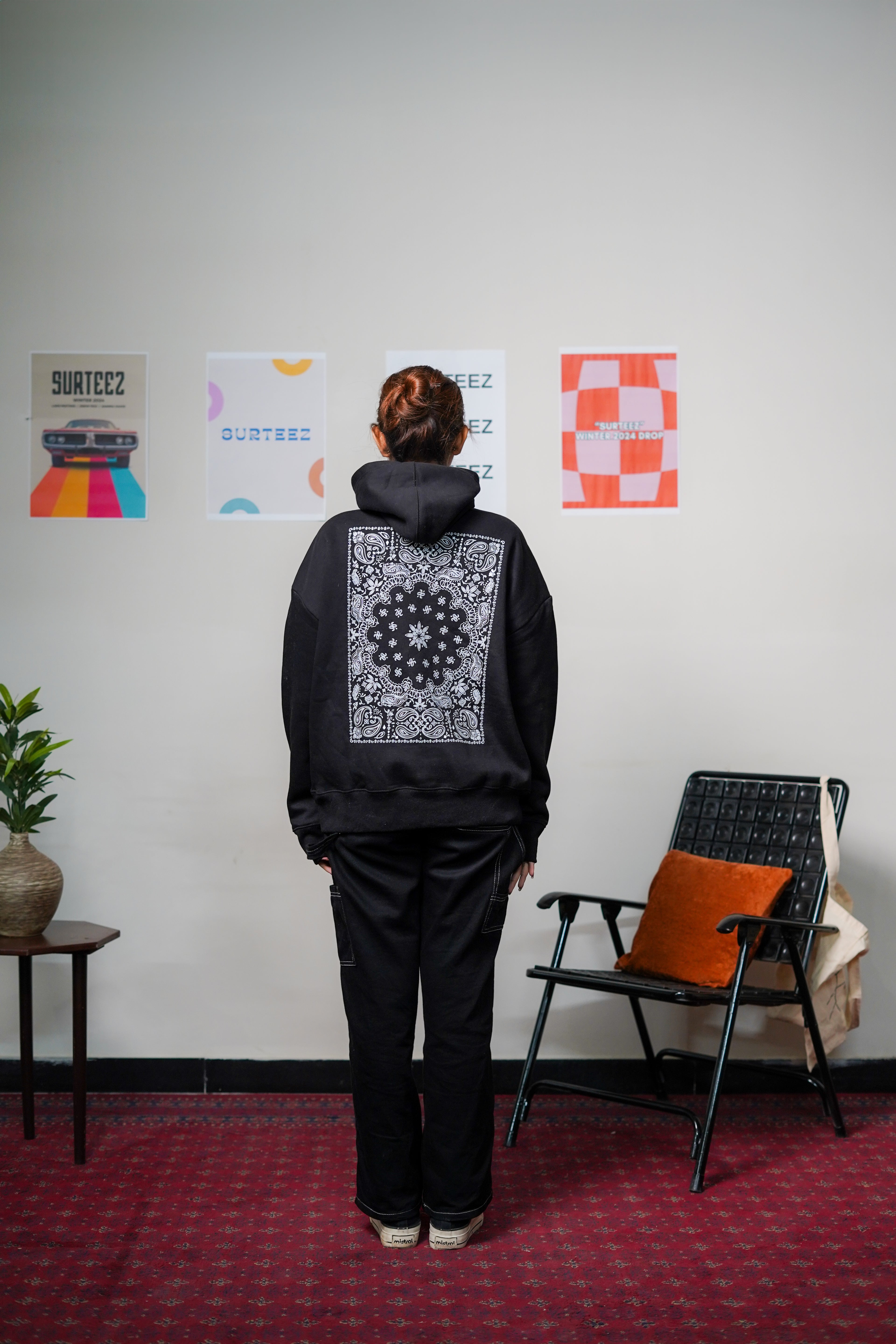 Oversize Motif Hoodie