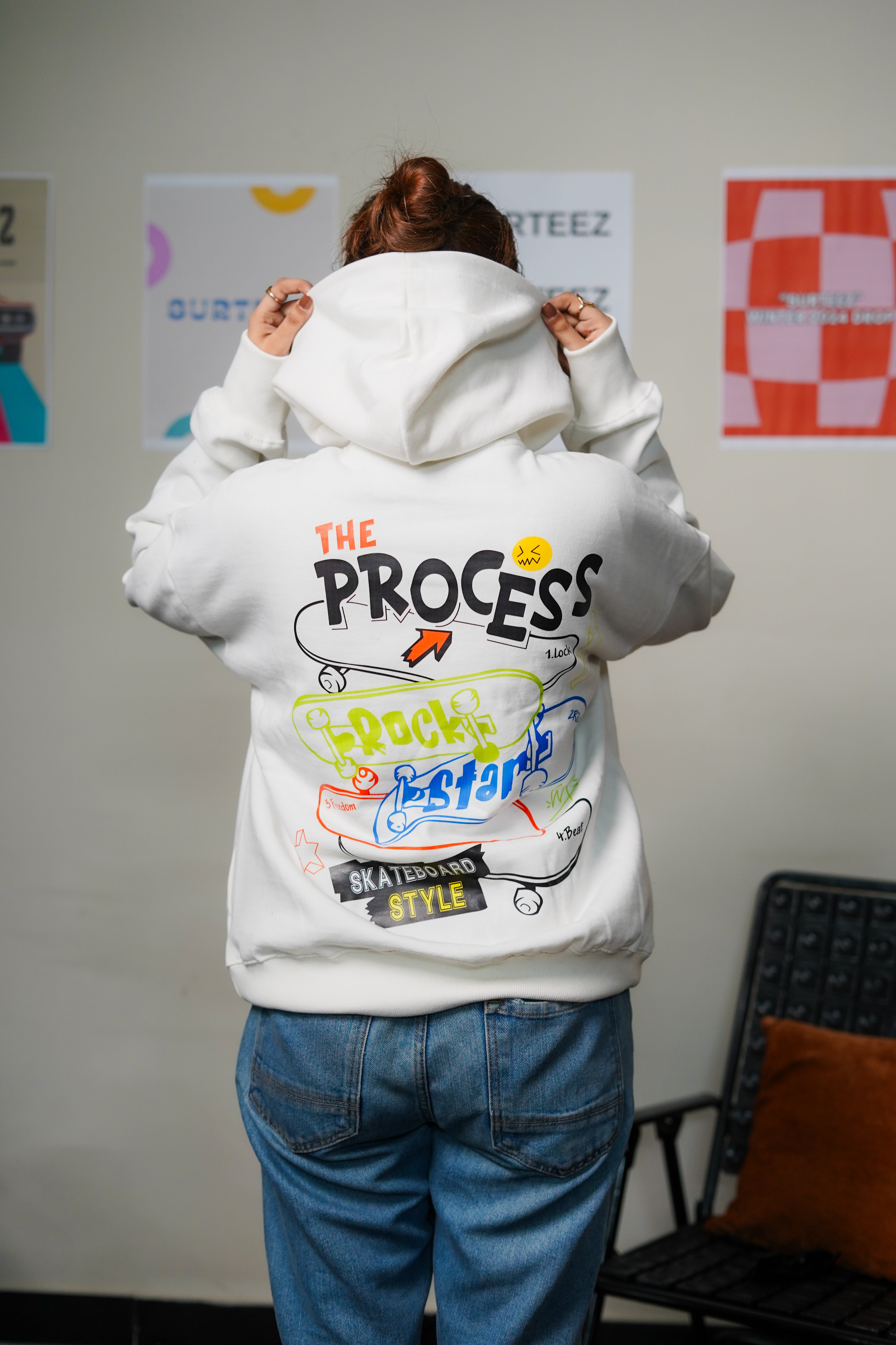 Oversize Skateboard Hoodie