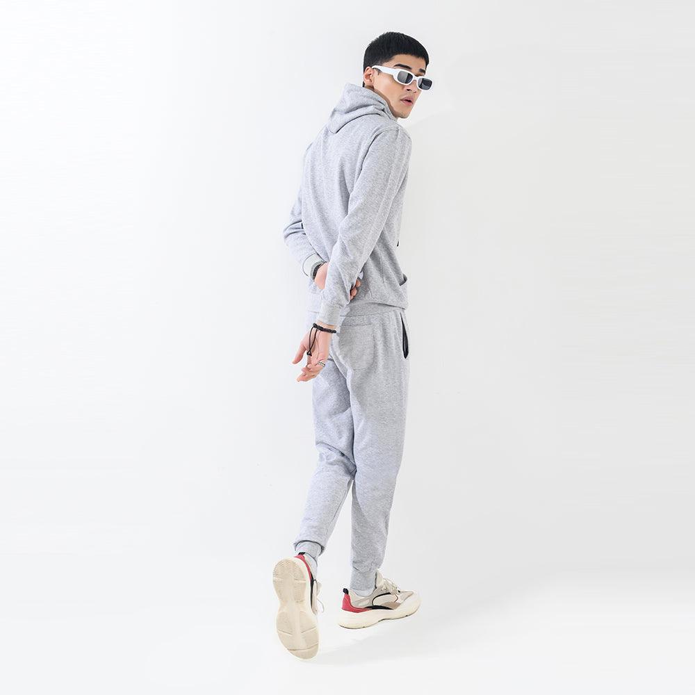 Heather Grey Fleece Tracksuit - Surteez