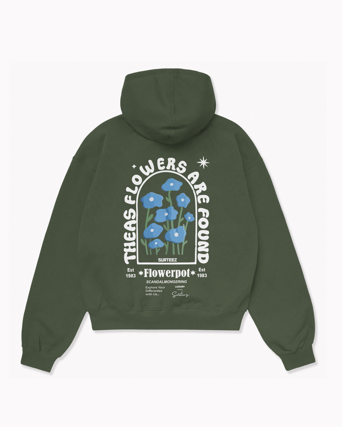 Oversize Flowerpot Hoodie