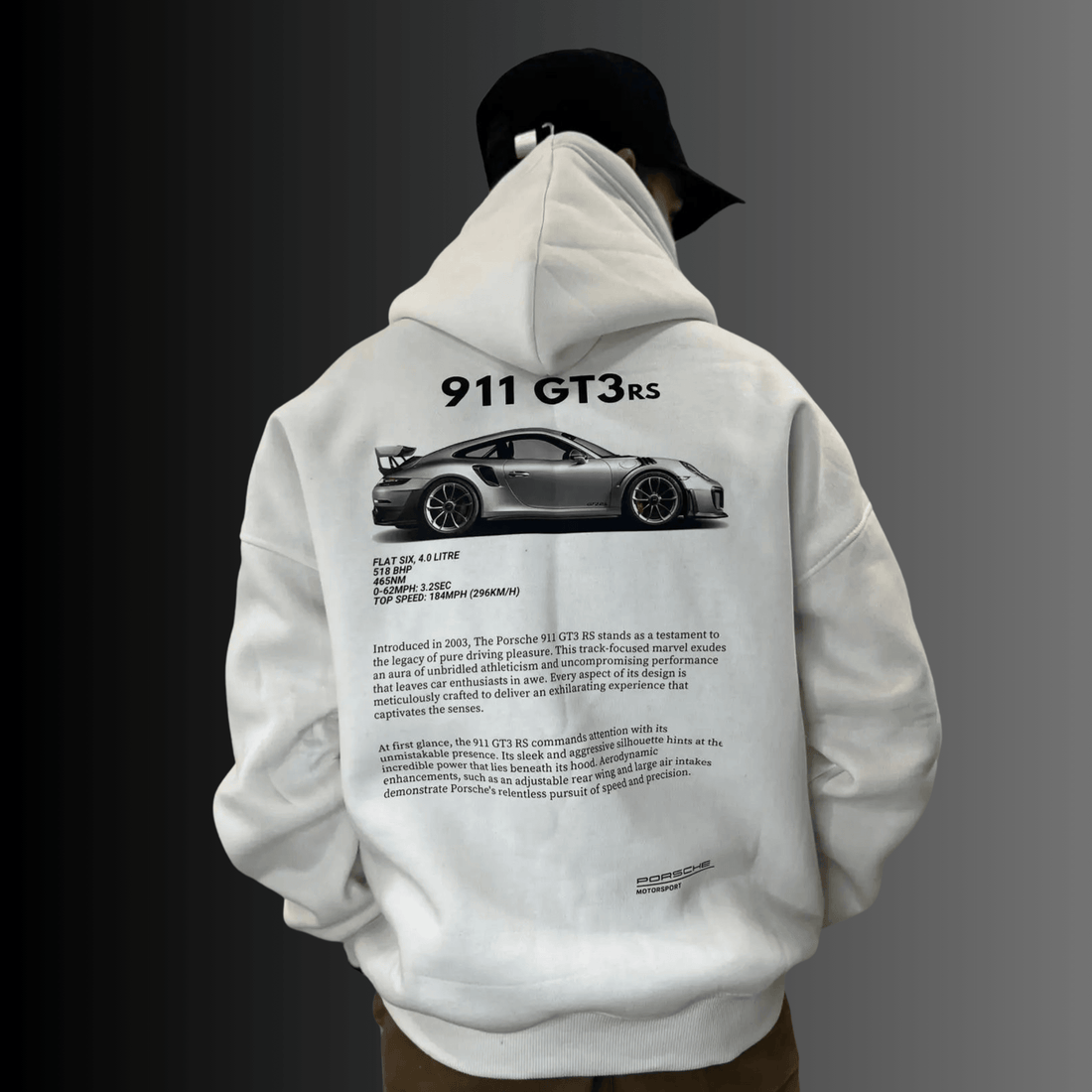 Oversize 911 GT3 Hoodie