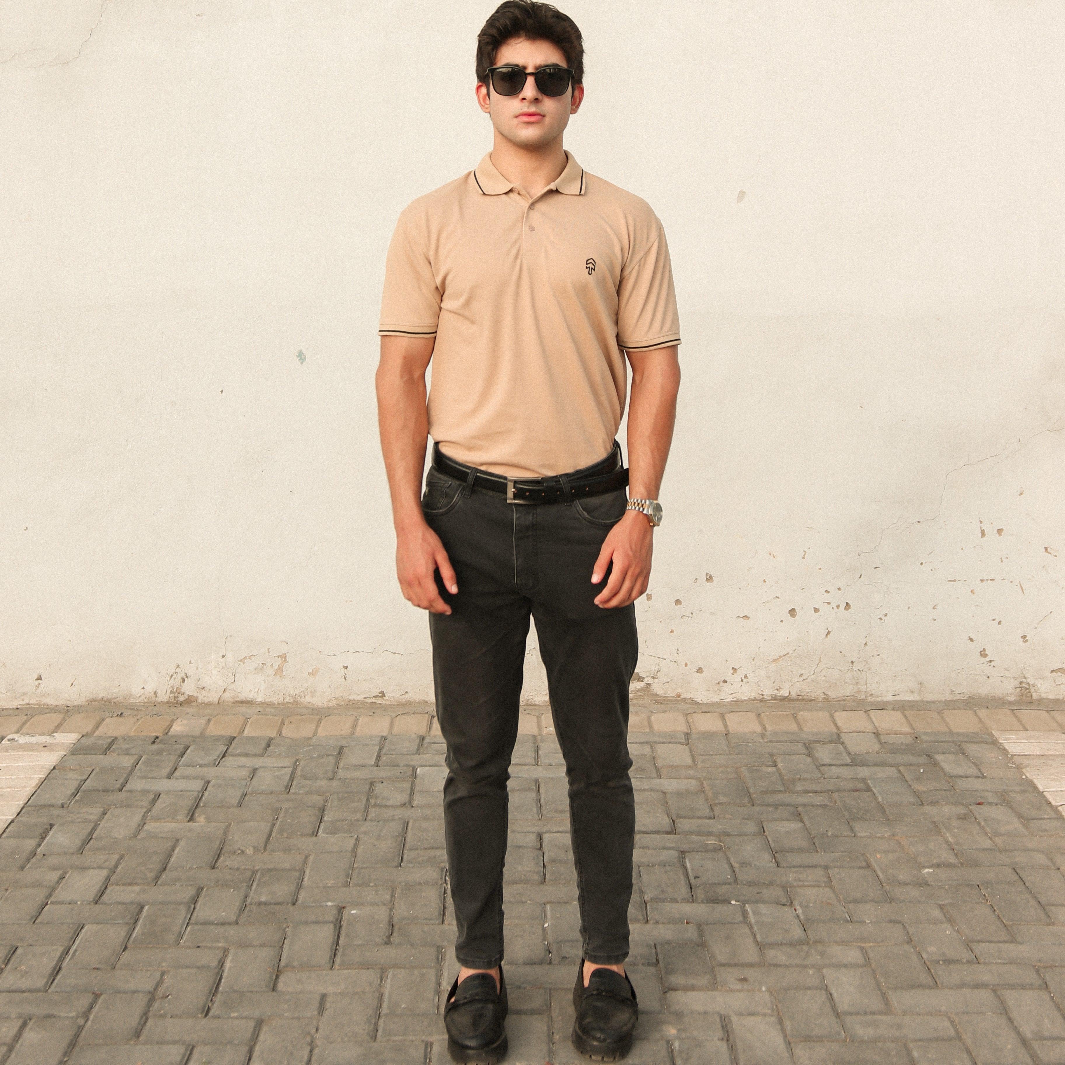 Polo Shirt - Beige - Surteez