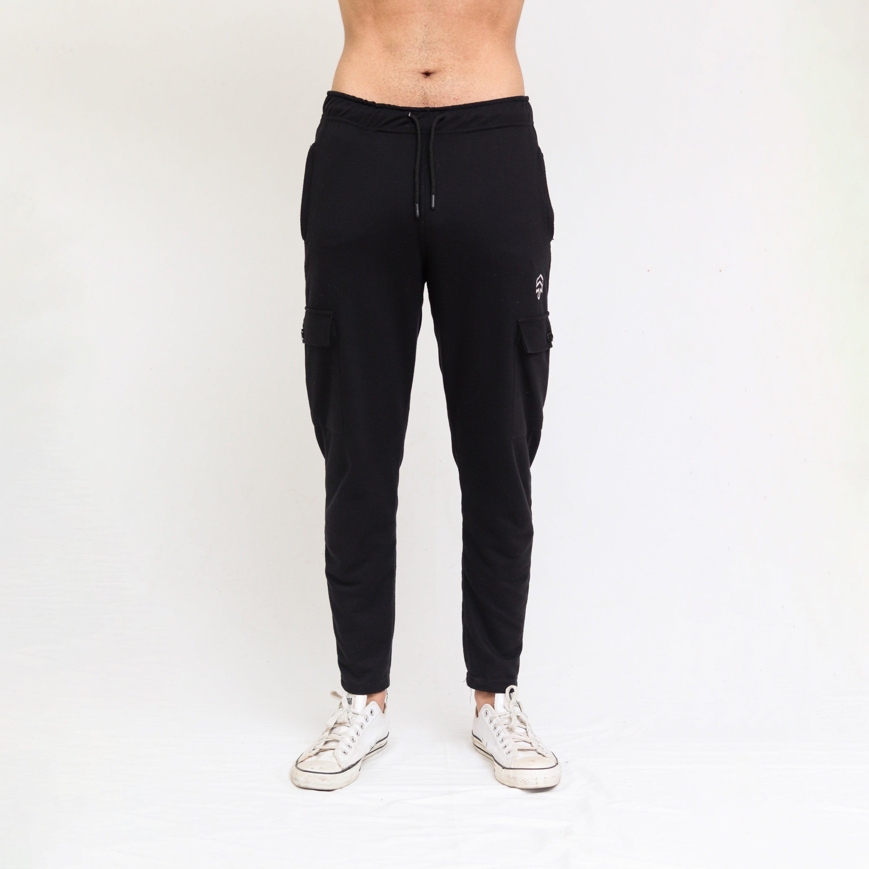 Black Terry Cargo Trouser - Surteez
