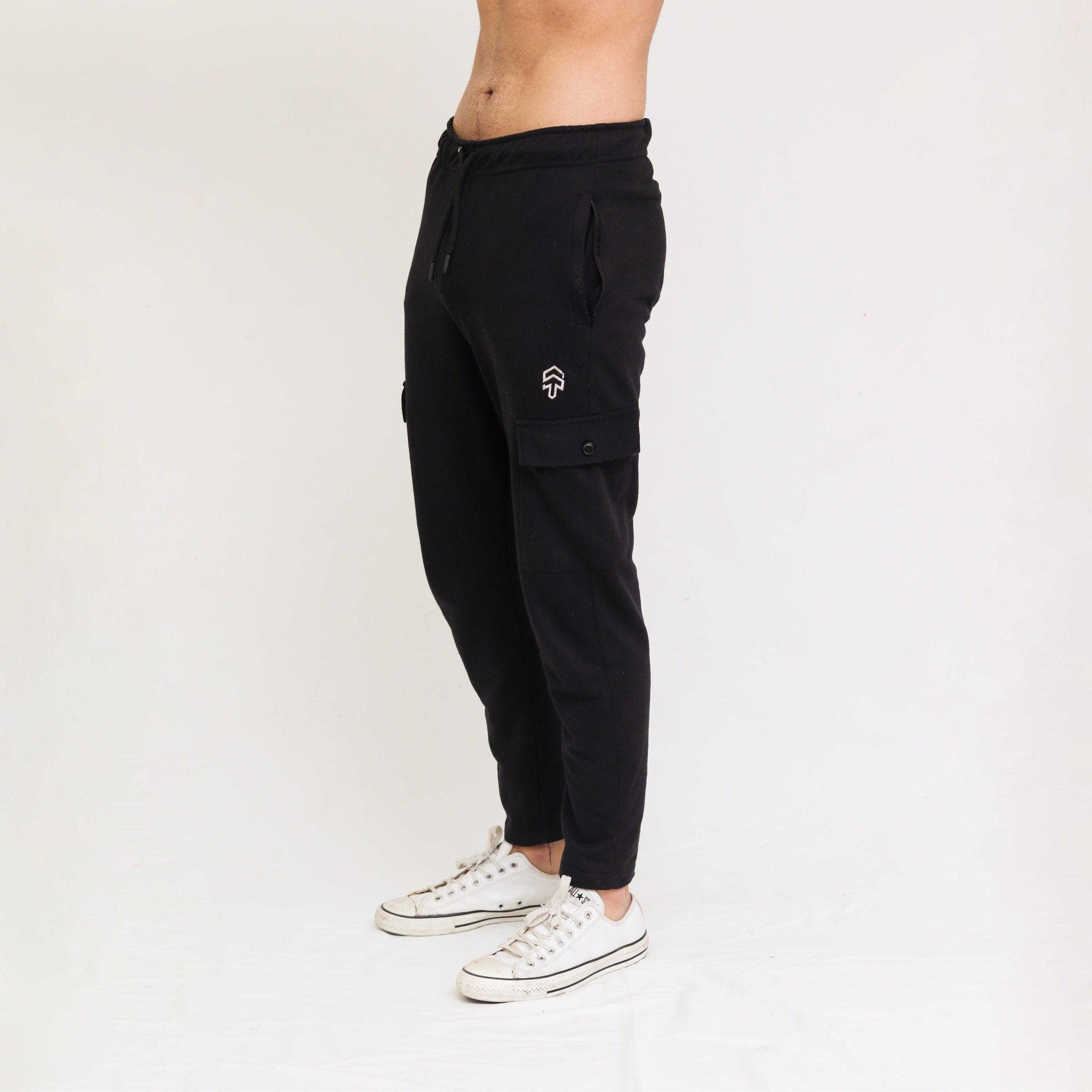 Black Terry Cargo Trouser - Surteez