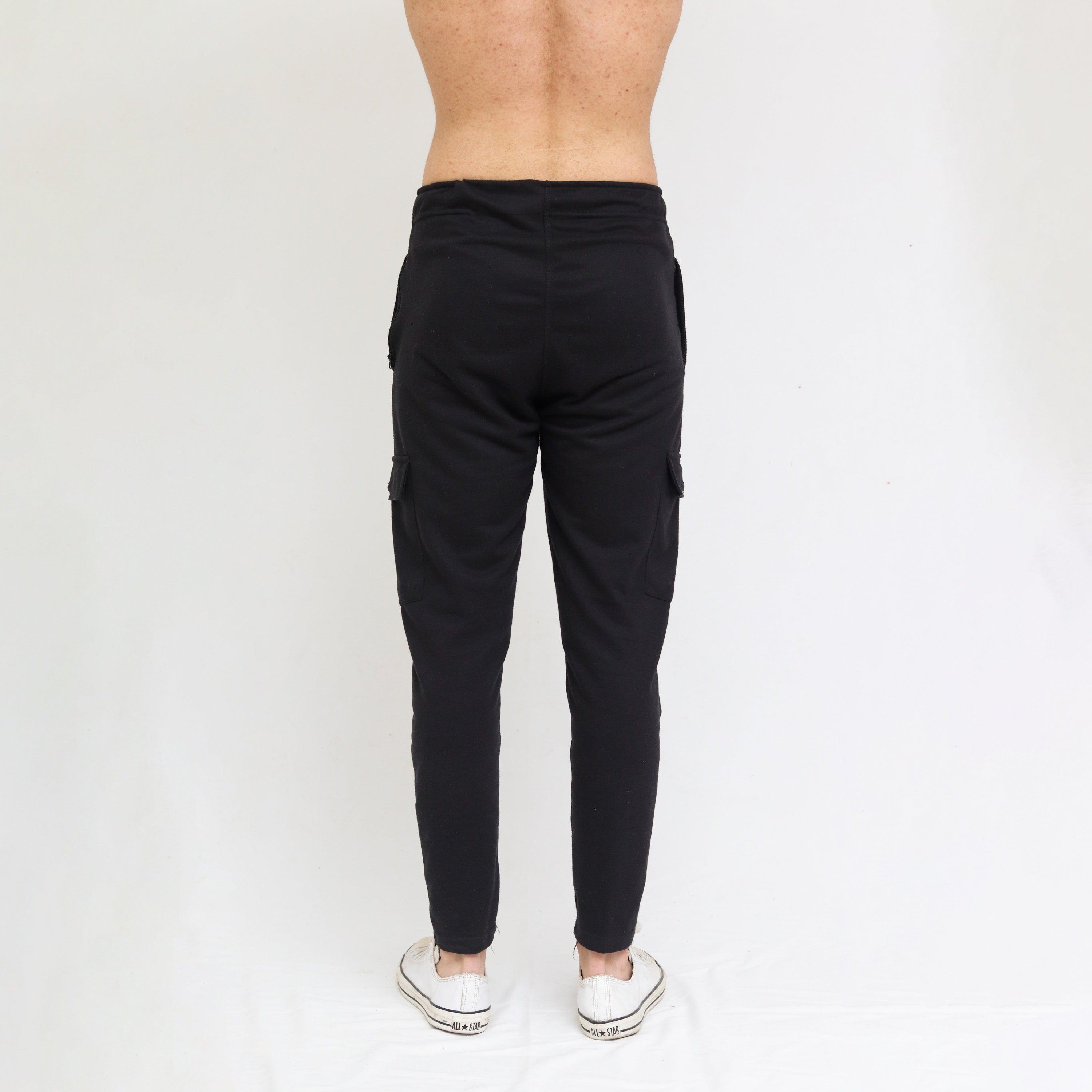 Black Terry Cargo Trouser - Surteez