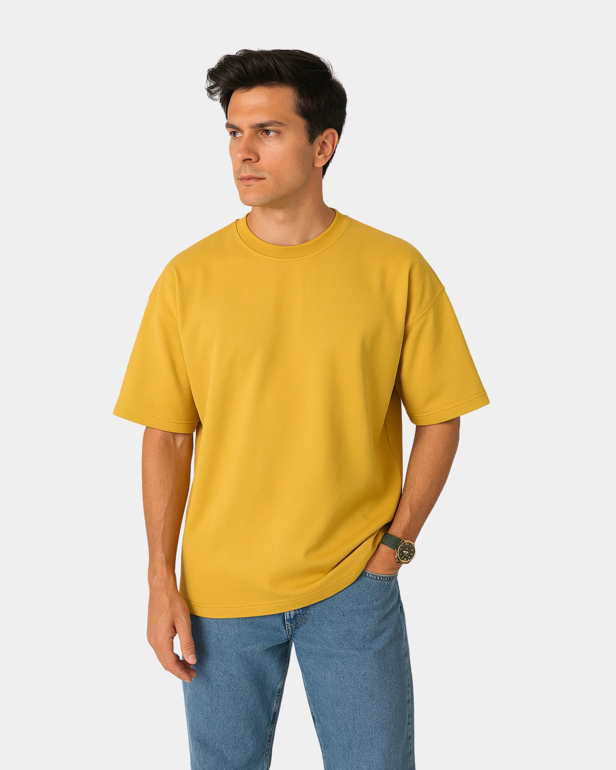 Oversize Mustard Tee