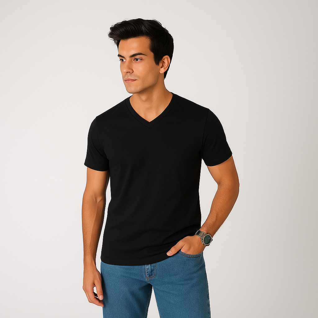 V-Neck Basic Tee