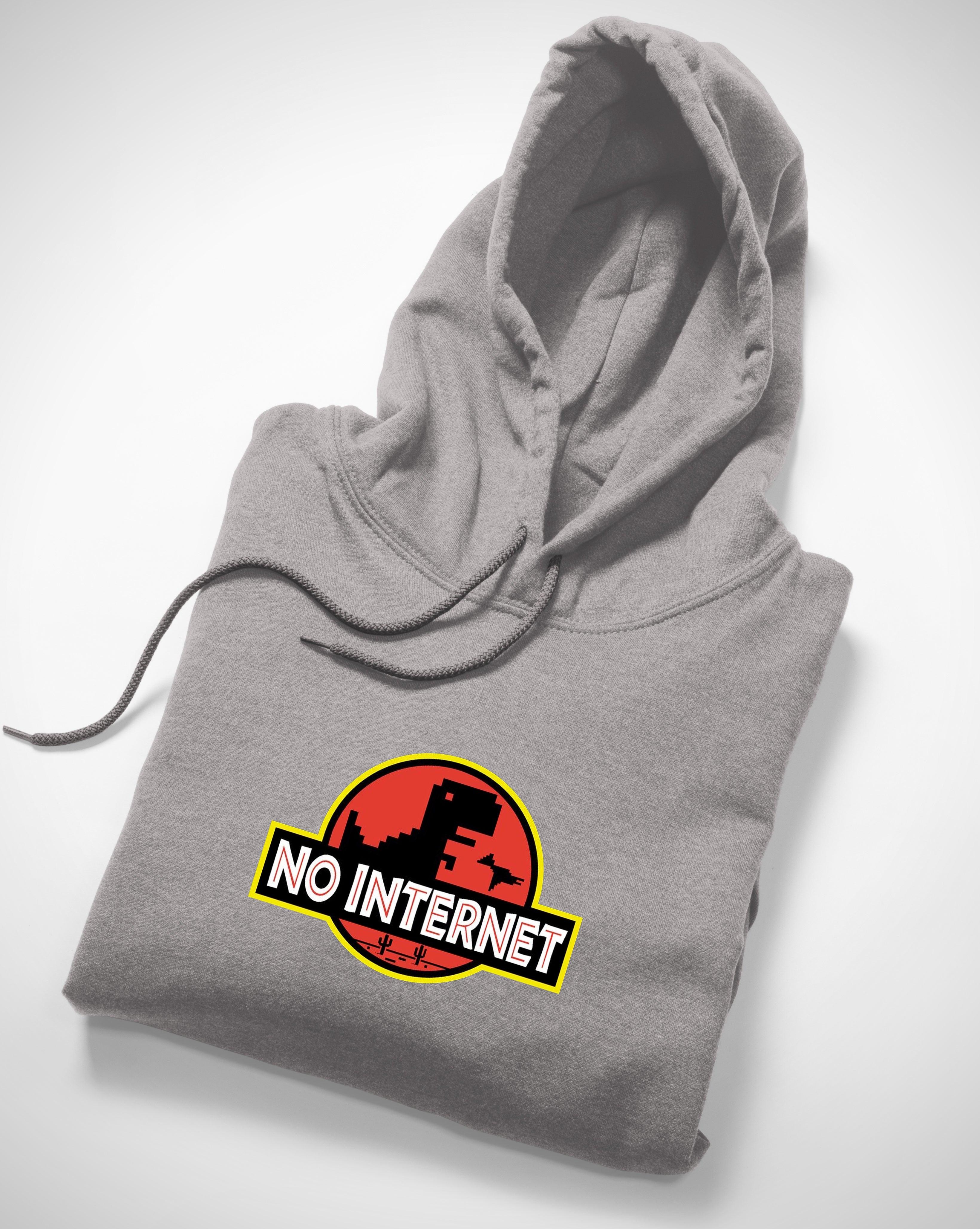 No Internet Fleece Hoodie - Surteez