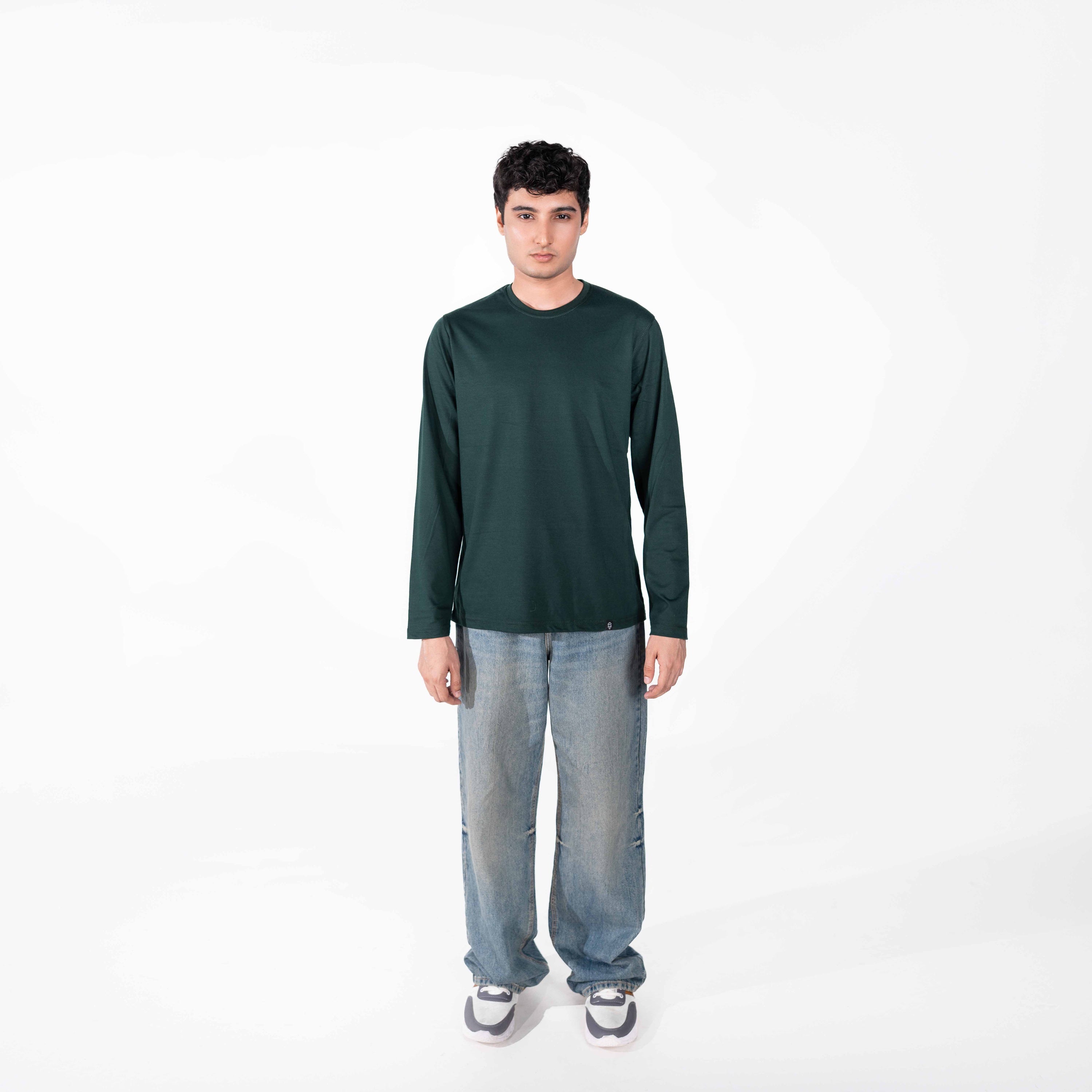 Bottle Green Full Sleeve Tee