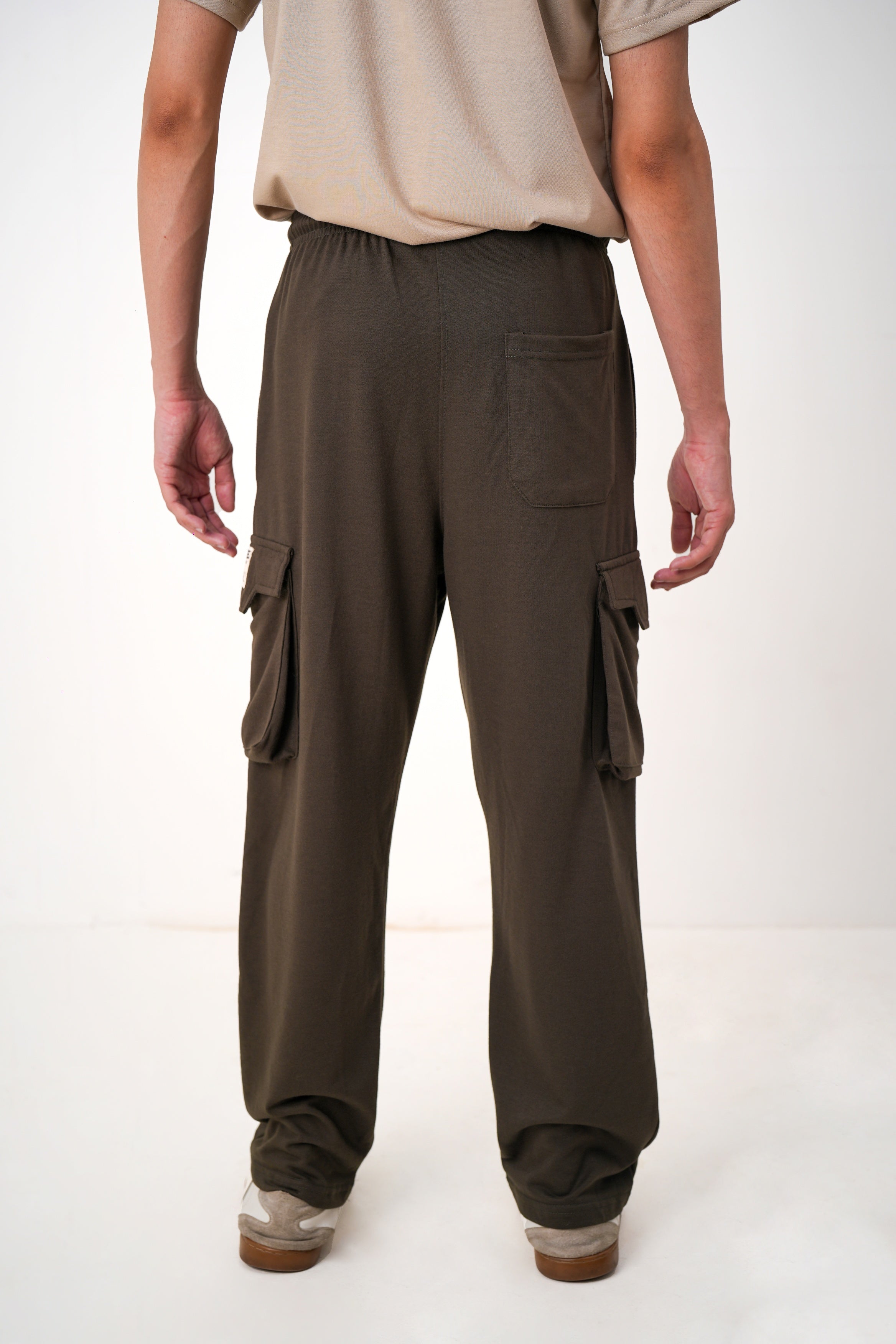 Olive Cargo Baggy Trouser