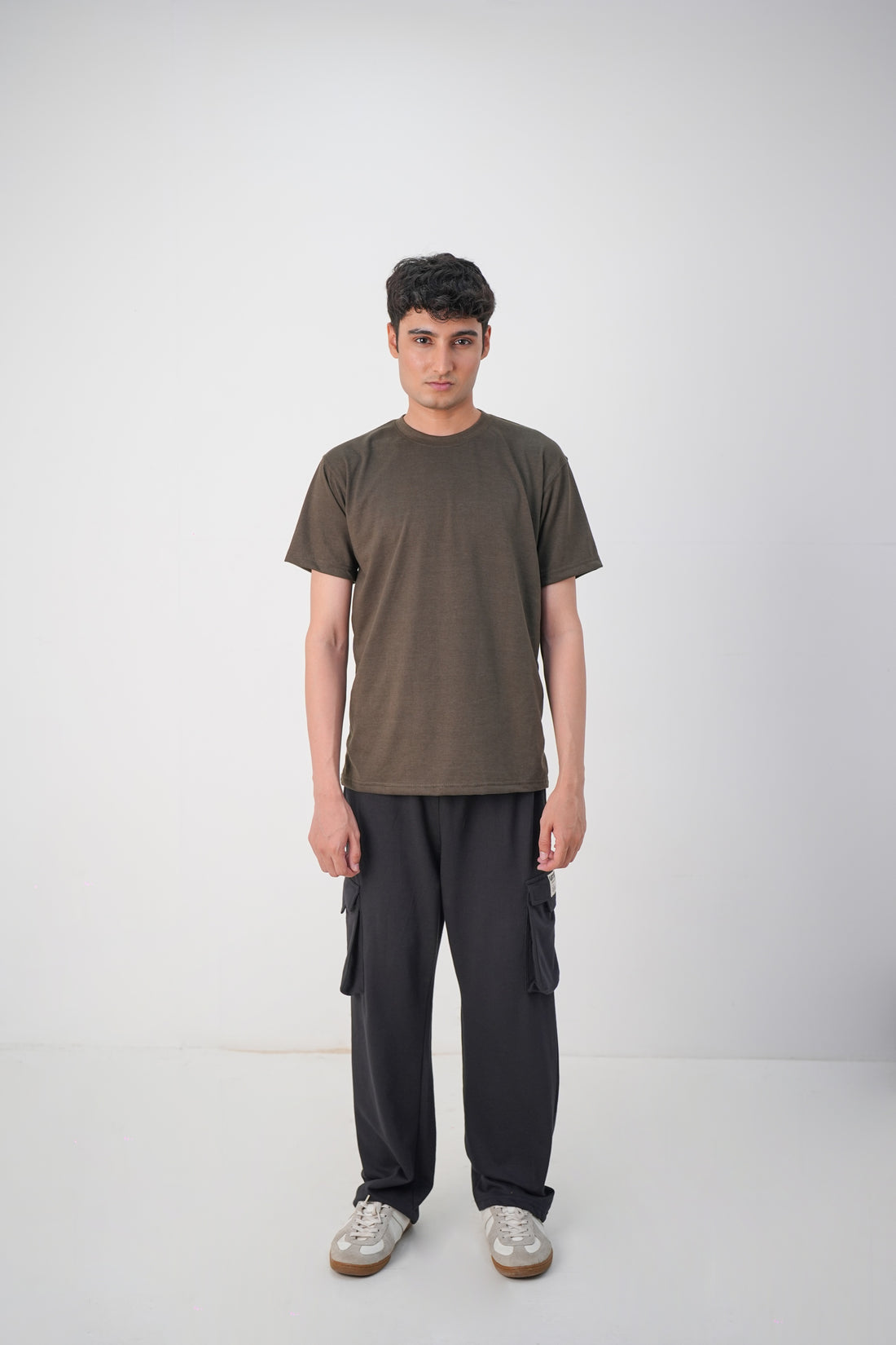Black Cargo Baggy Trouser