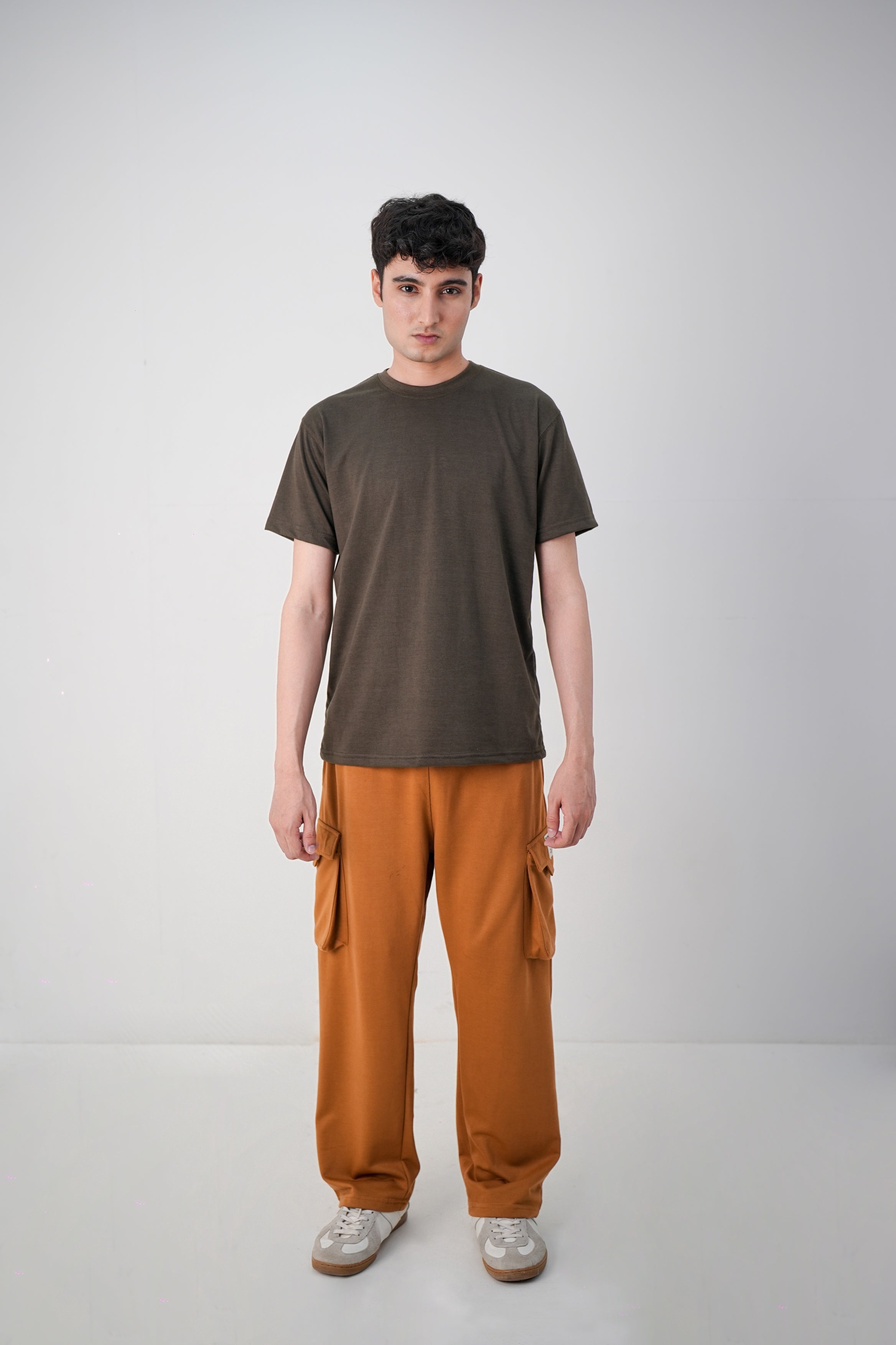 Rust Cargo Baggy Trouser