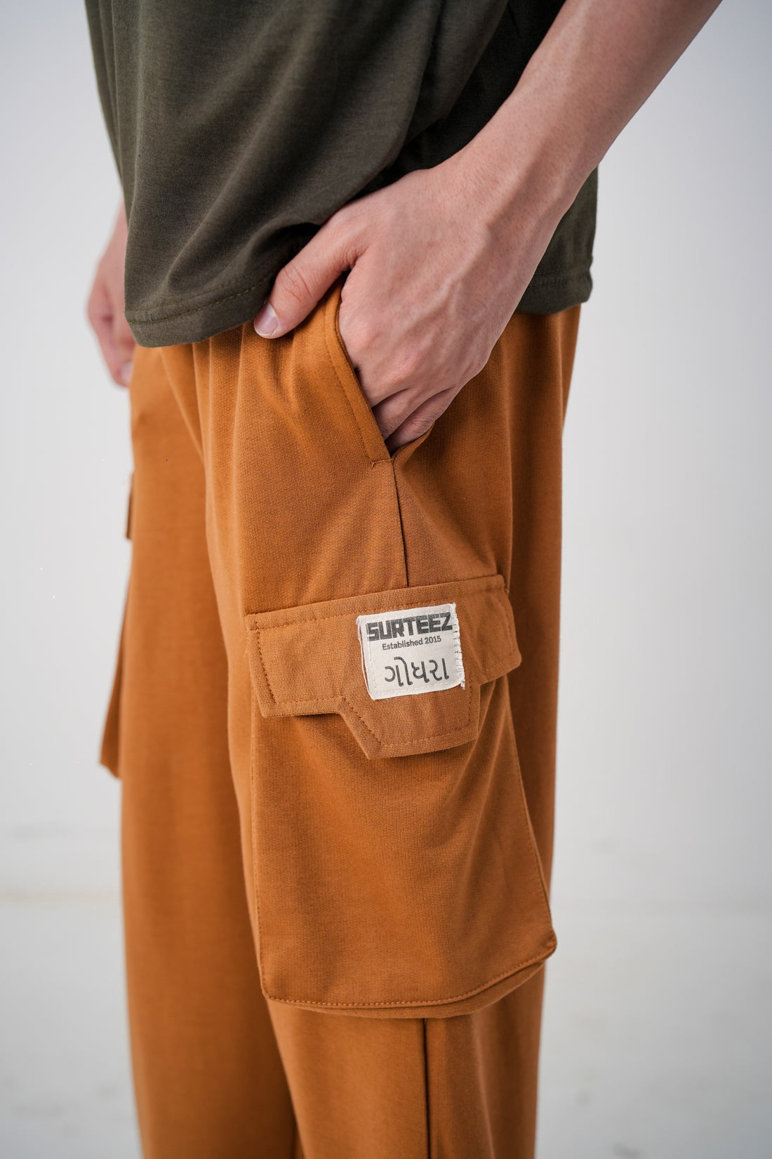 Rust Cargo Baggy Trouser