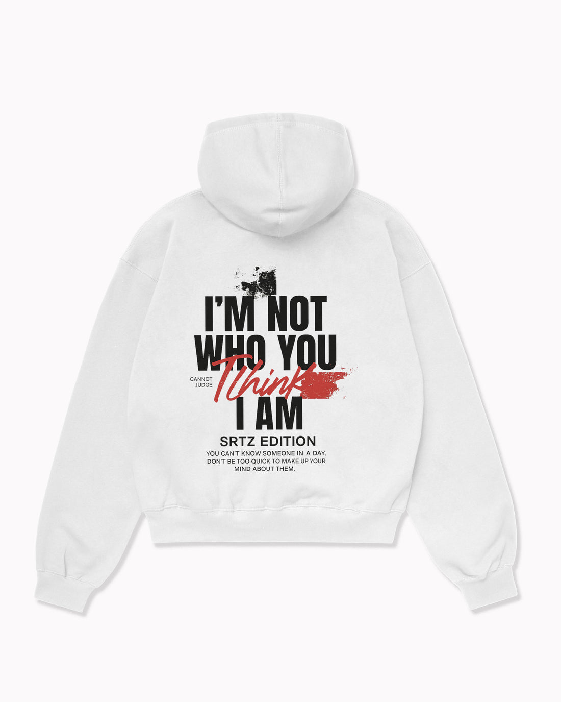 Oversize Who You Think Hoodie
