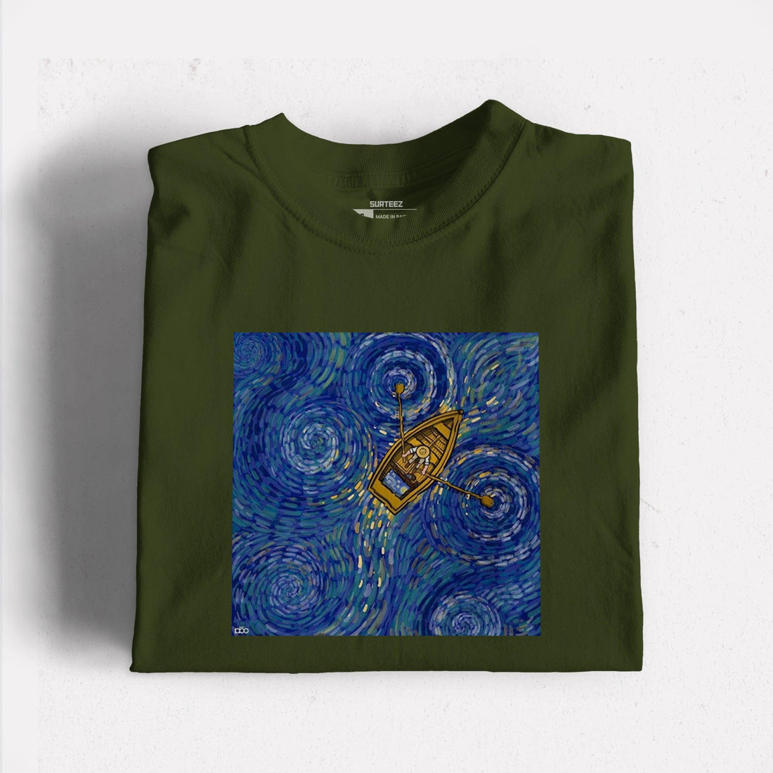 Van Gogh Starry Night Inspired Graphic Tee - Surteez