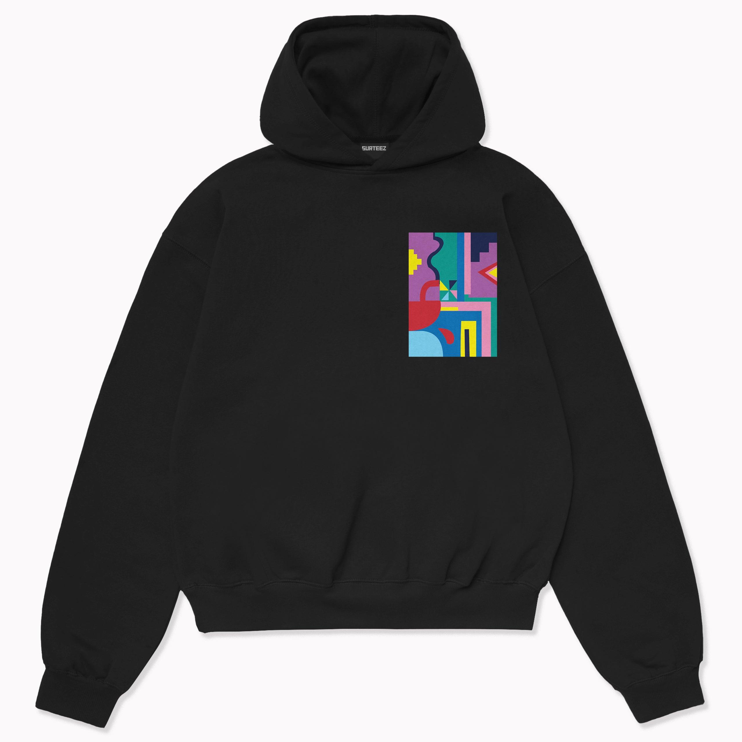 Oversize Pattern Hoodie - Surteez