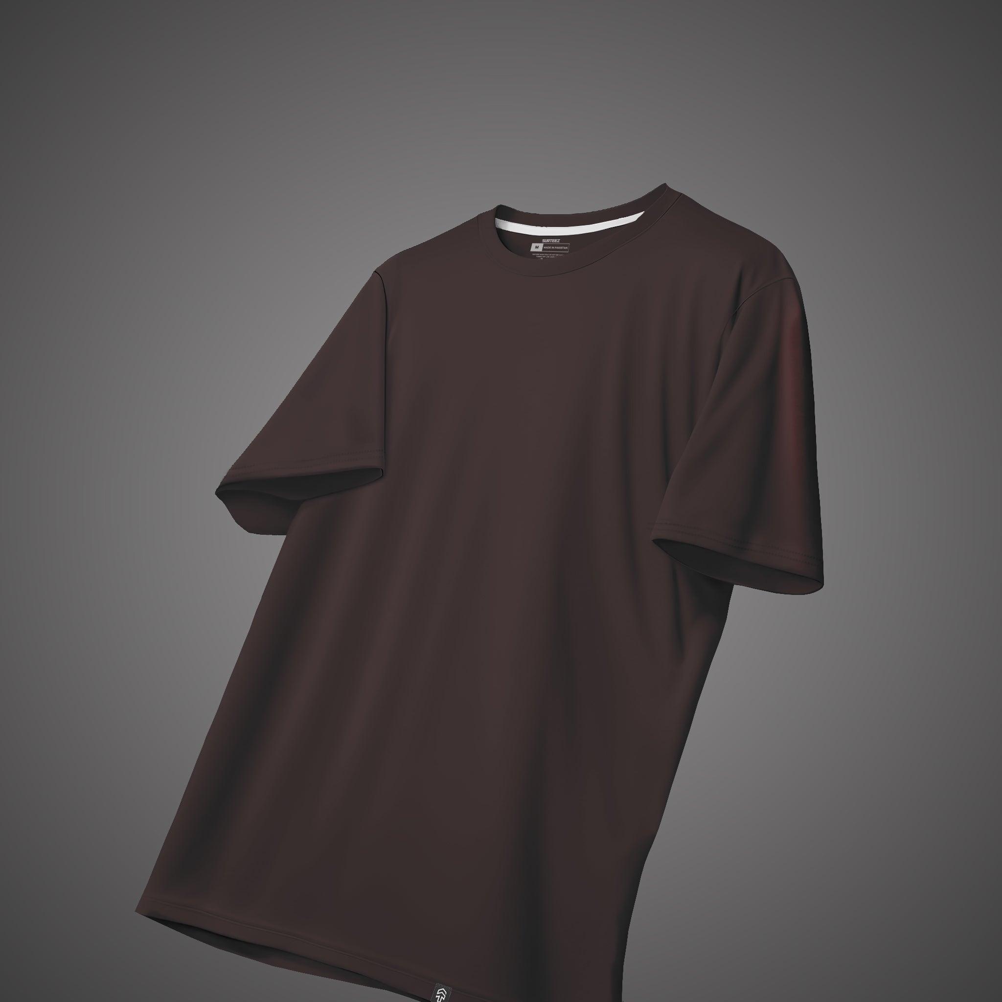 Oversize Dark Brown Tee - Surteez