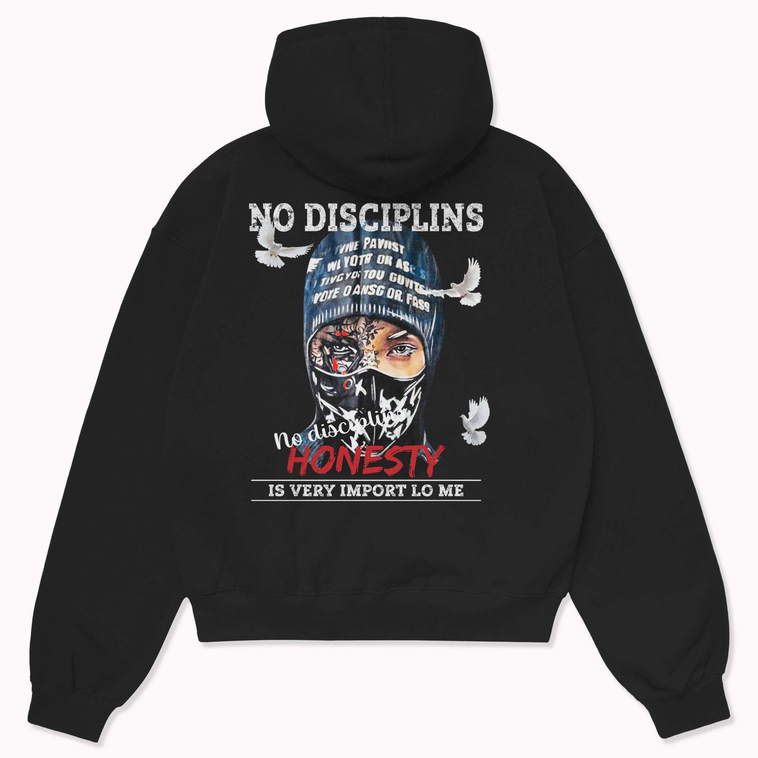 Oversize No Discipline Hoodie