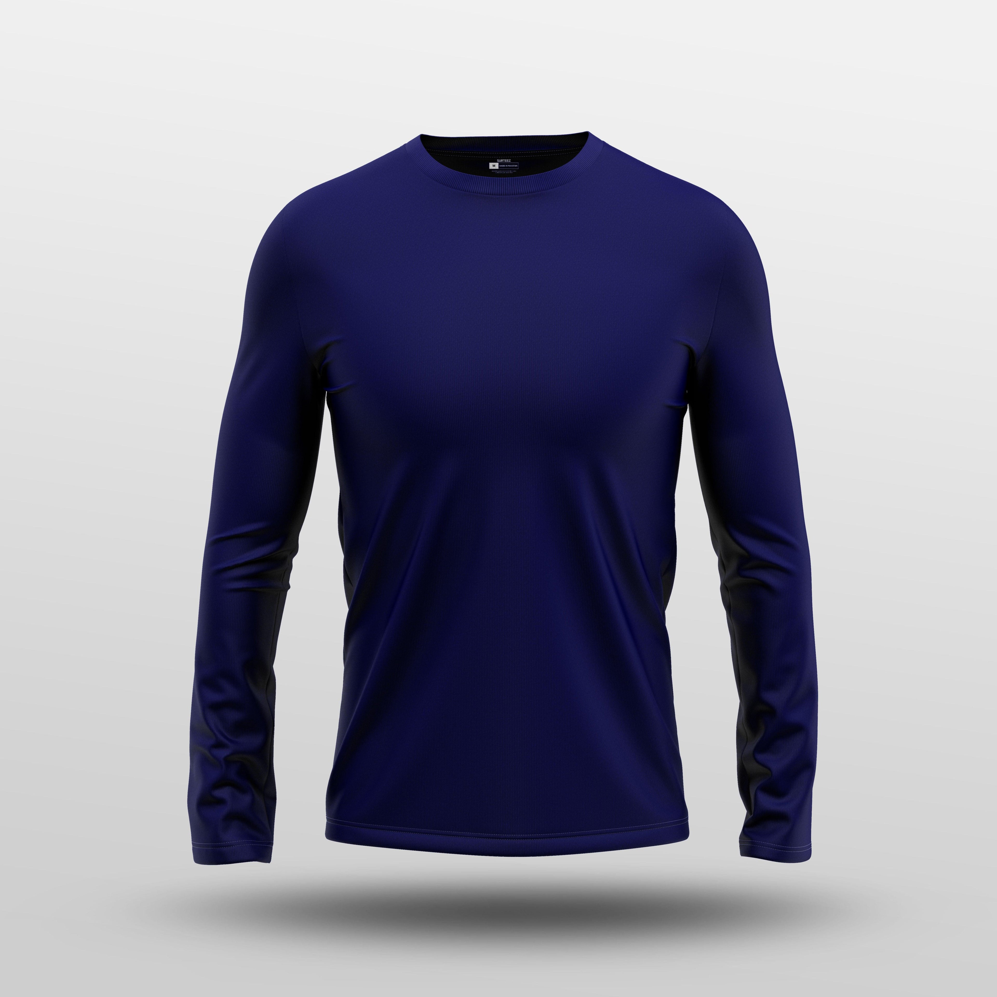 Navy Full Sleeve Tee - Surteez