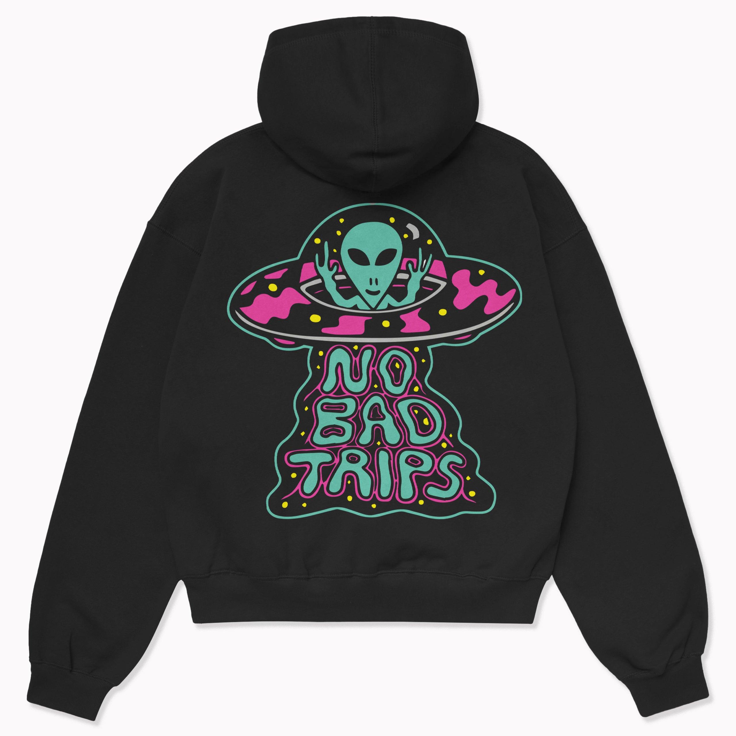 Oversize No Bad Strips Hoodie - Surteez