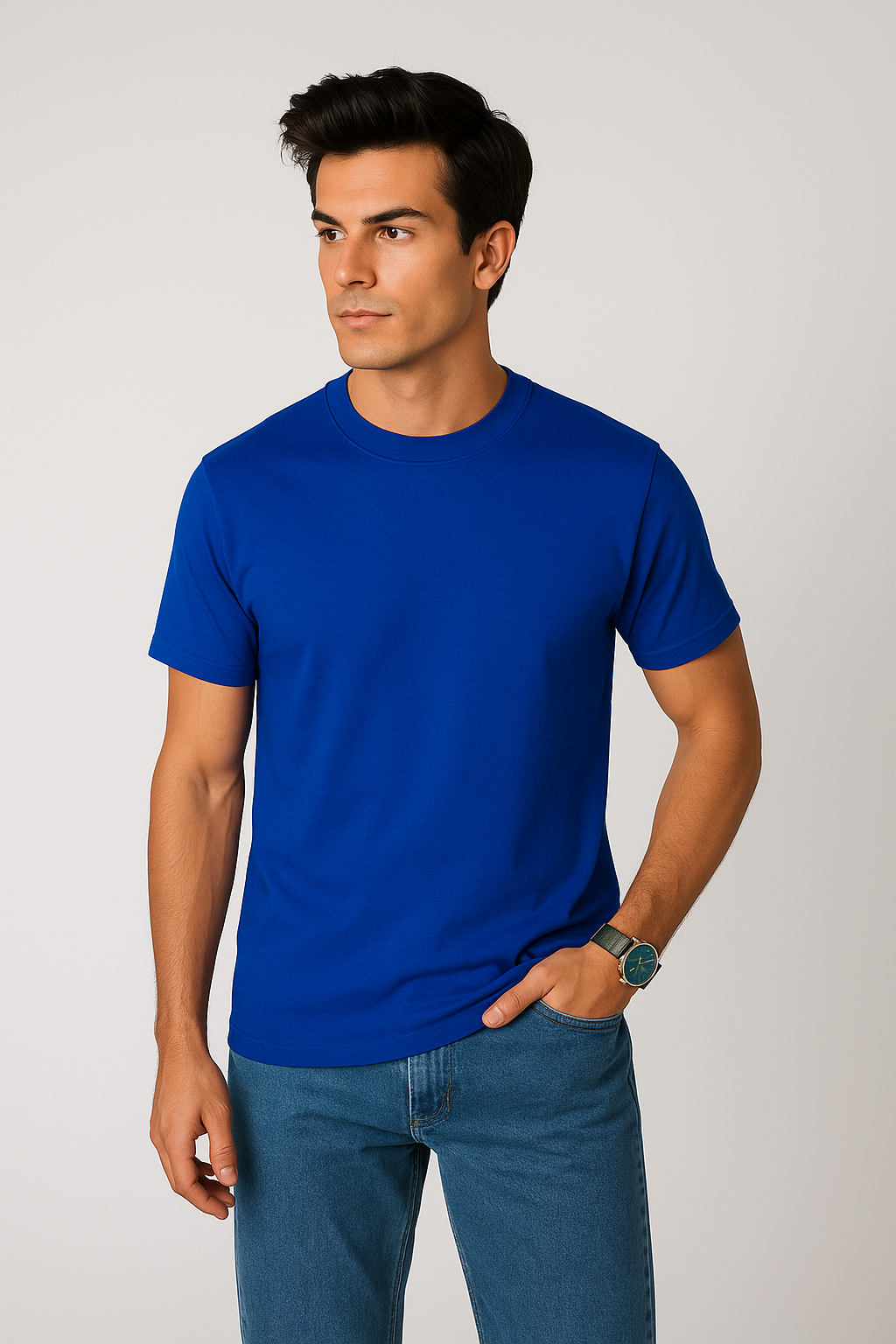 Royal Blue Basic Tee