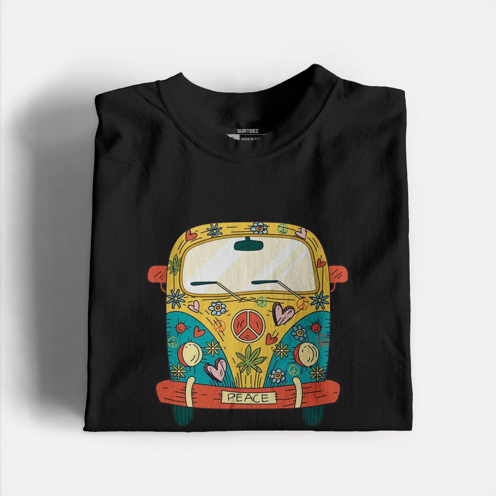 Peace Van Graphic Tshirt - Surteez