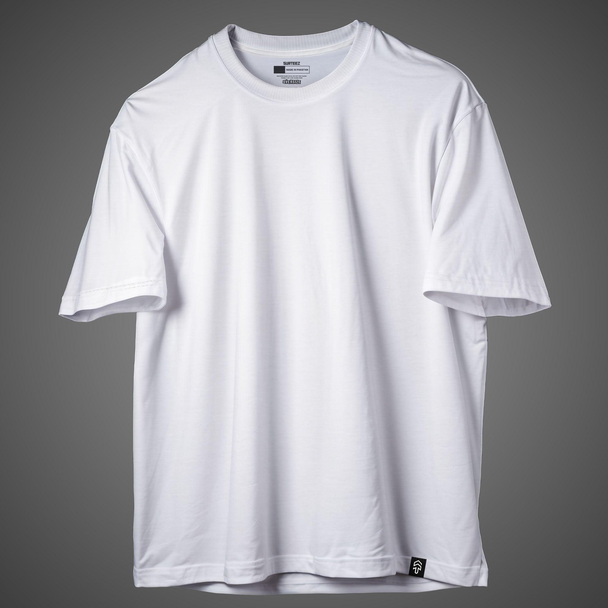 Oversize White Tee - Surteez