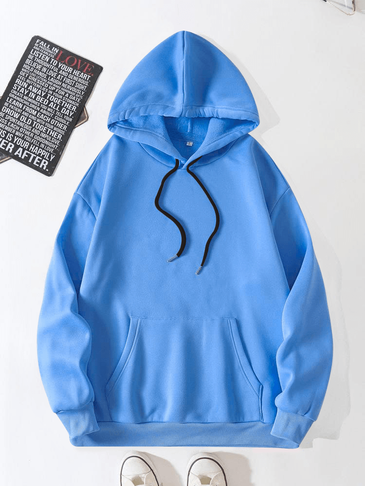 Sapphire Blue Fleece Hoodie Surteez