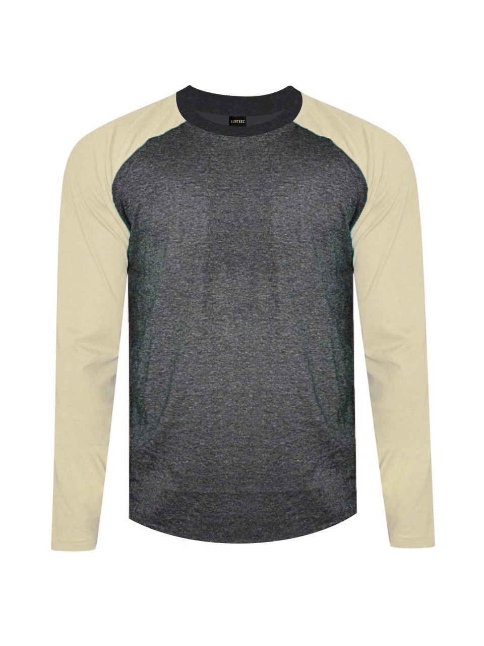 Pastel Yellow Charcoal Raglan - Surteez