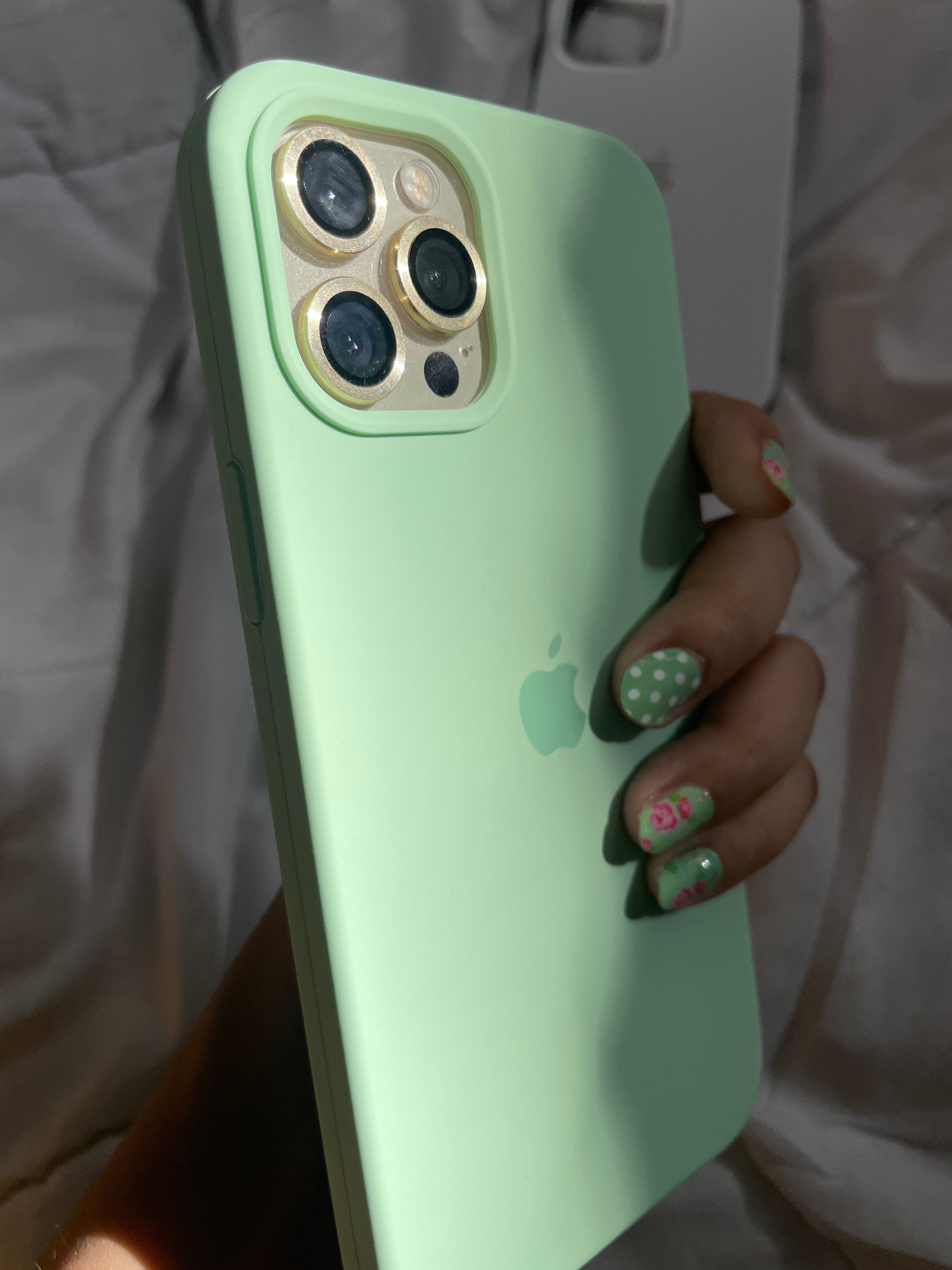 Mint Green Silicon Mobile Case