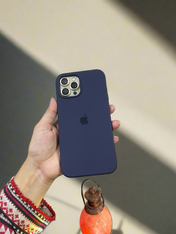 Navy blue Silicon Mobile Case