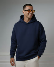 Oversize Navy Blue Plain Hoodie
