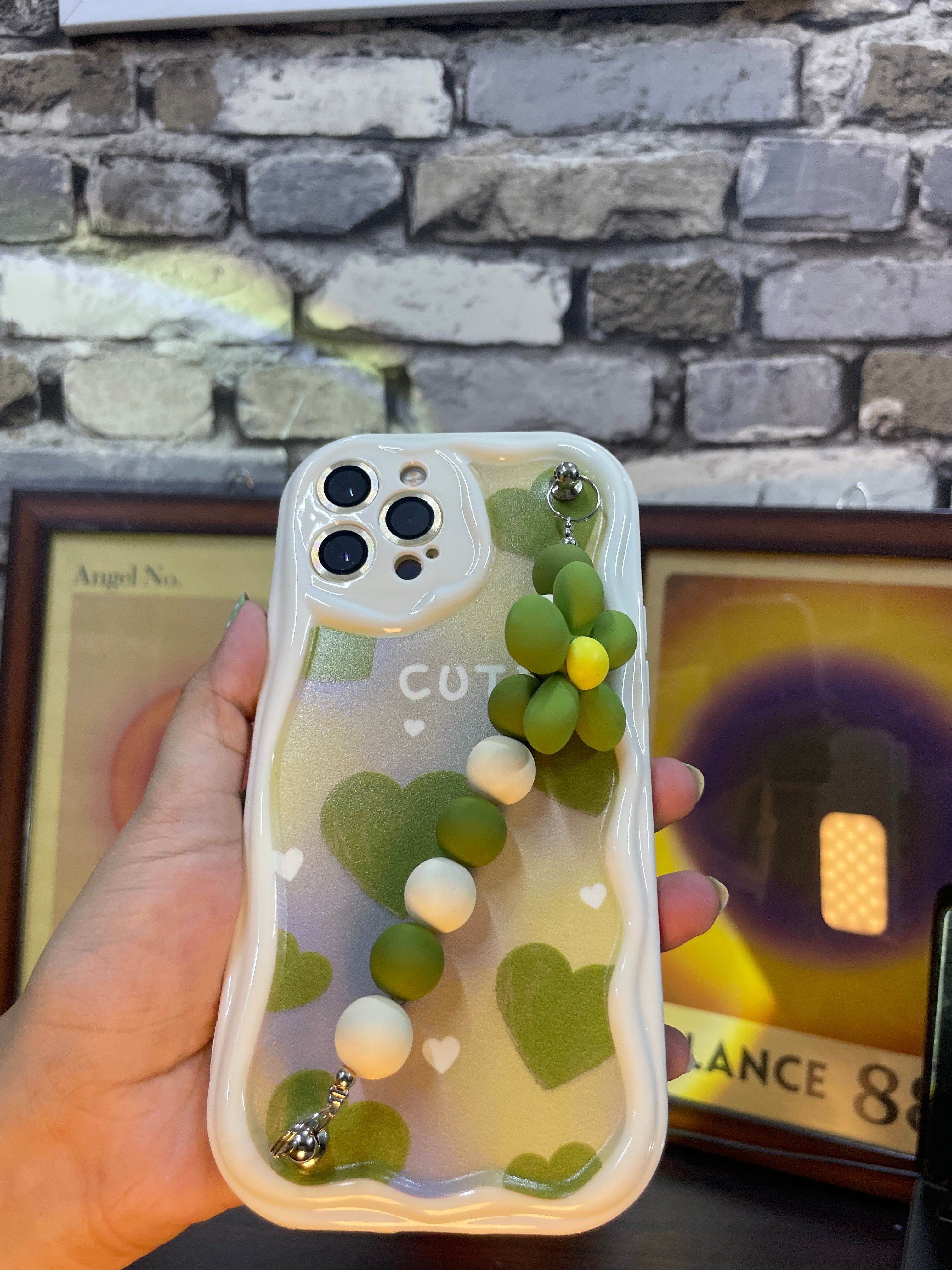 Cute Matcha Flower Phone Case
