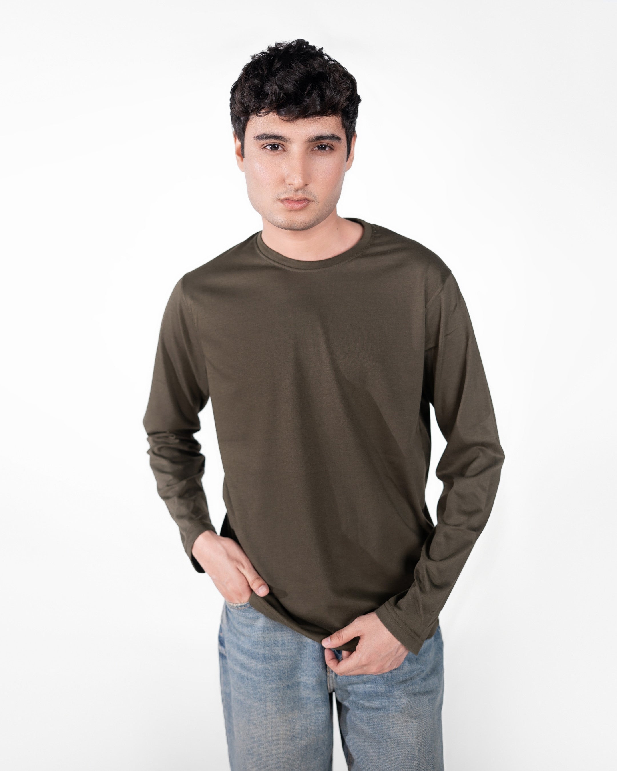 Olive Full Sleeve Tee