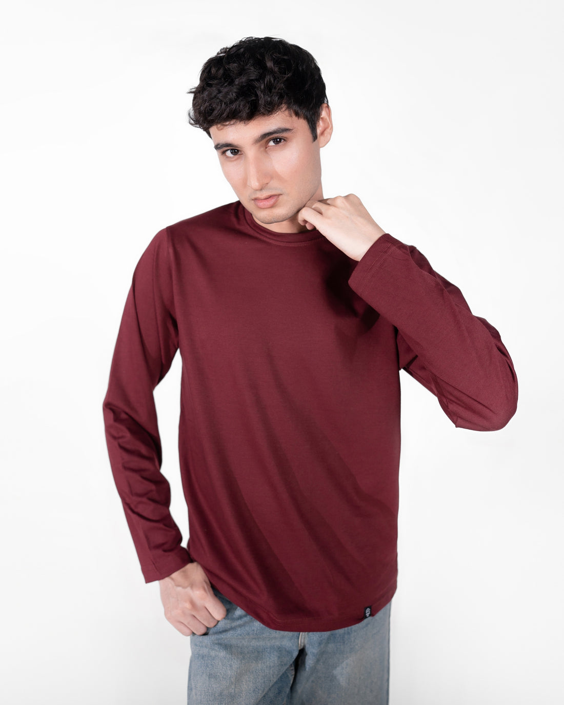 Maroon Full Sleeve Tee